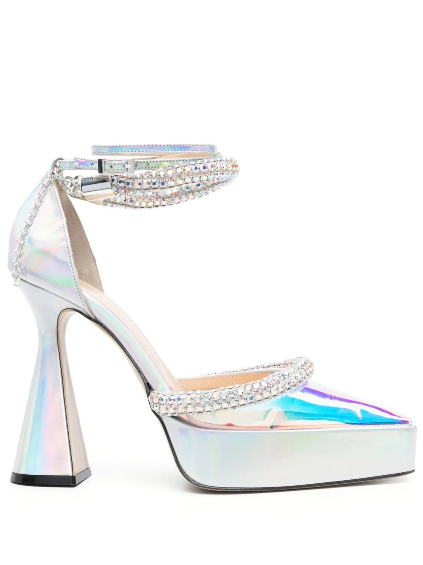 Kimberly 140mm leather platform pumps