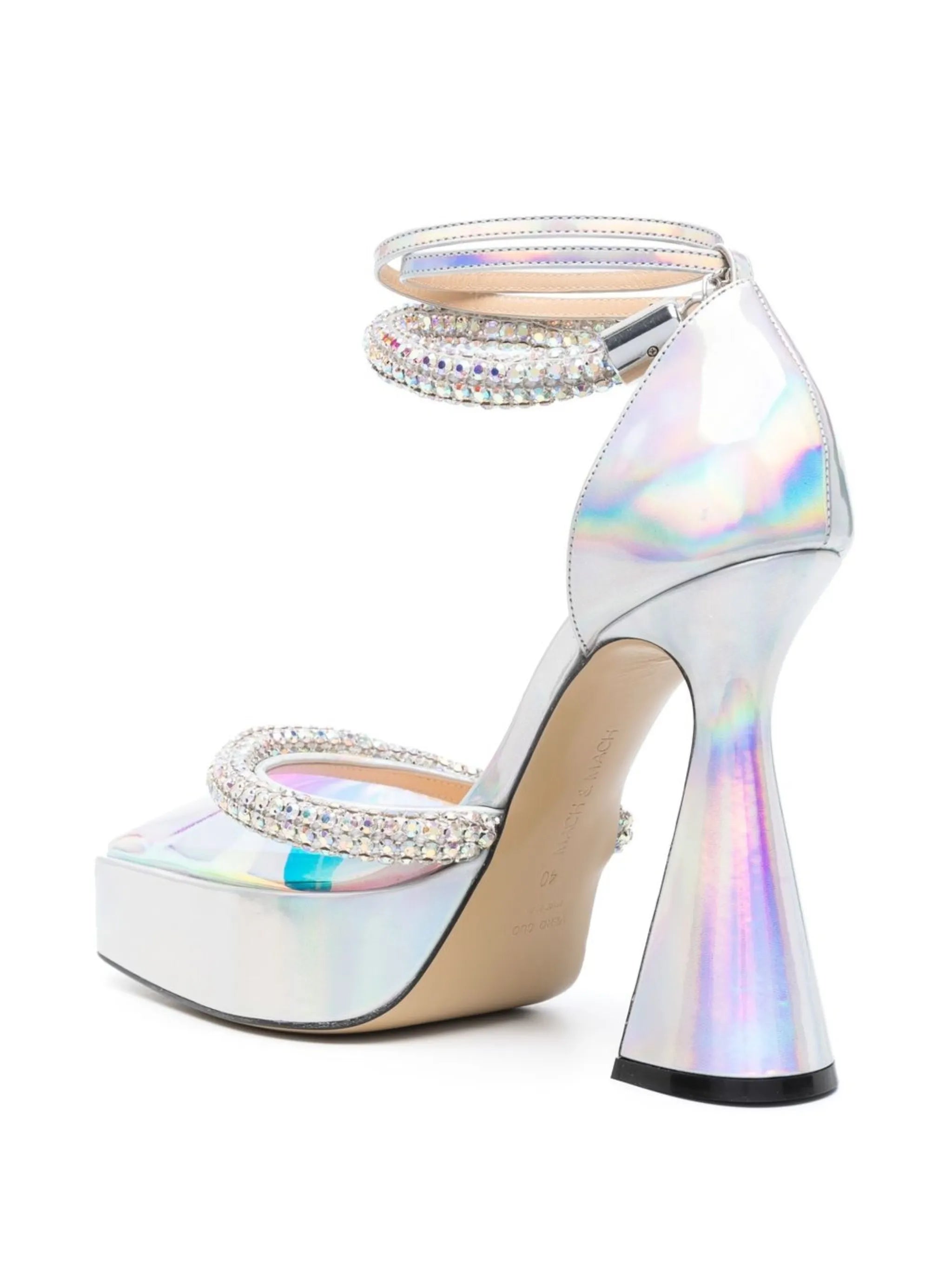 Kimberly 140mm leather platform pumps