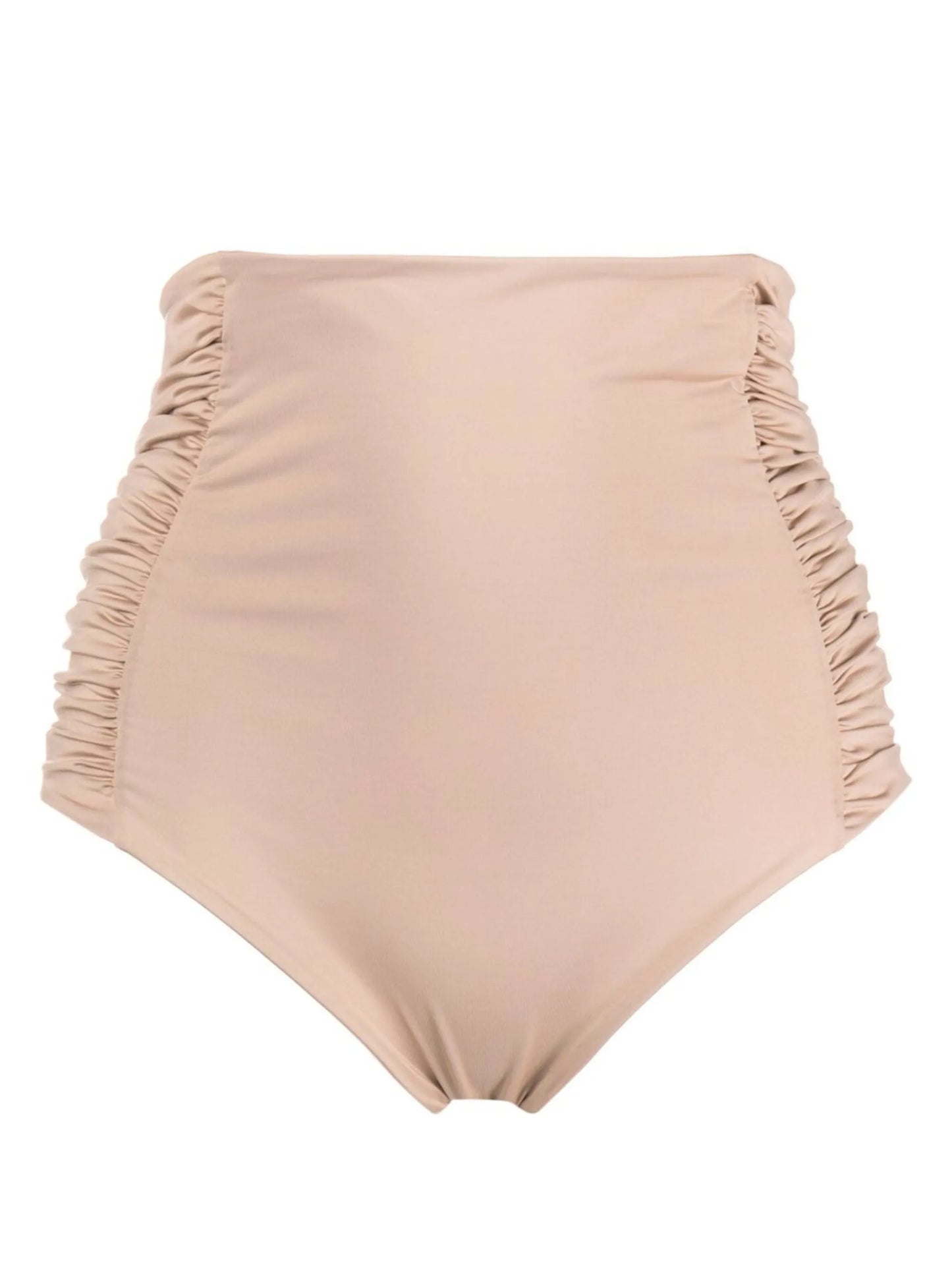 high-waisted belted bikini bottoms