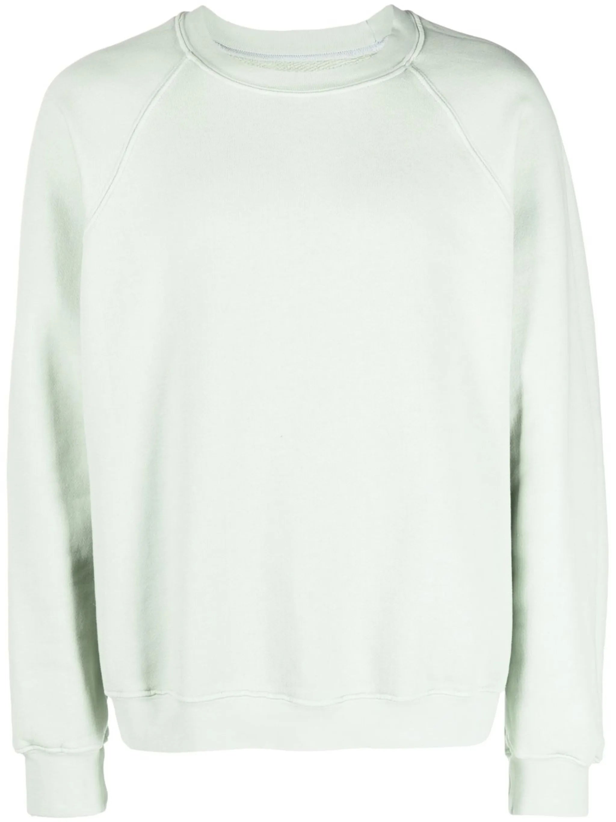 round-neck cotton sweatshirt
