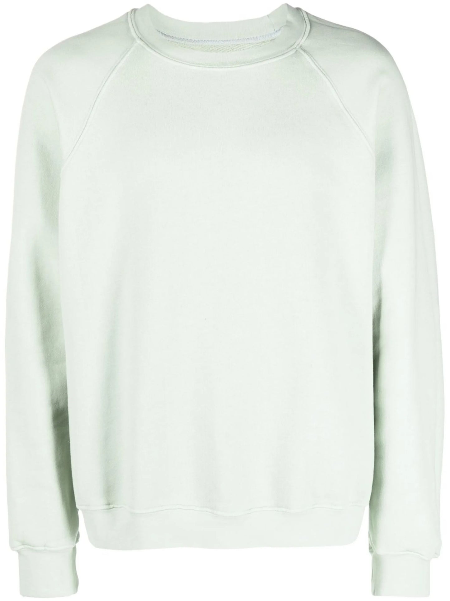 round-neck cotton sweatshirt