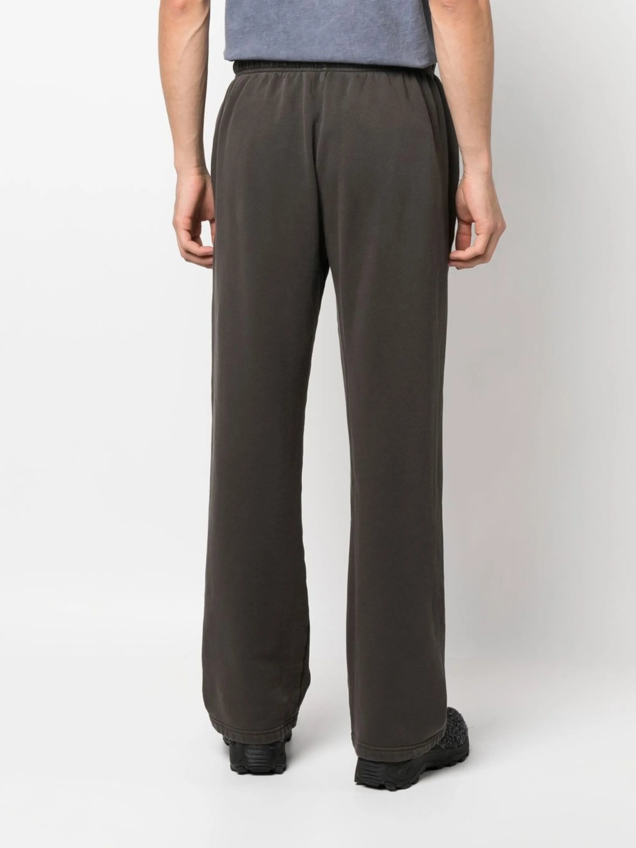 drawstring-fastening waist trousers