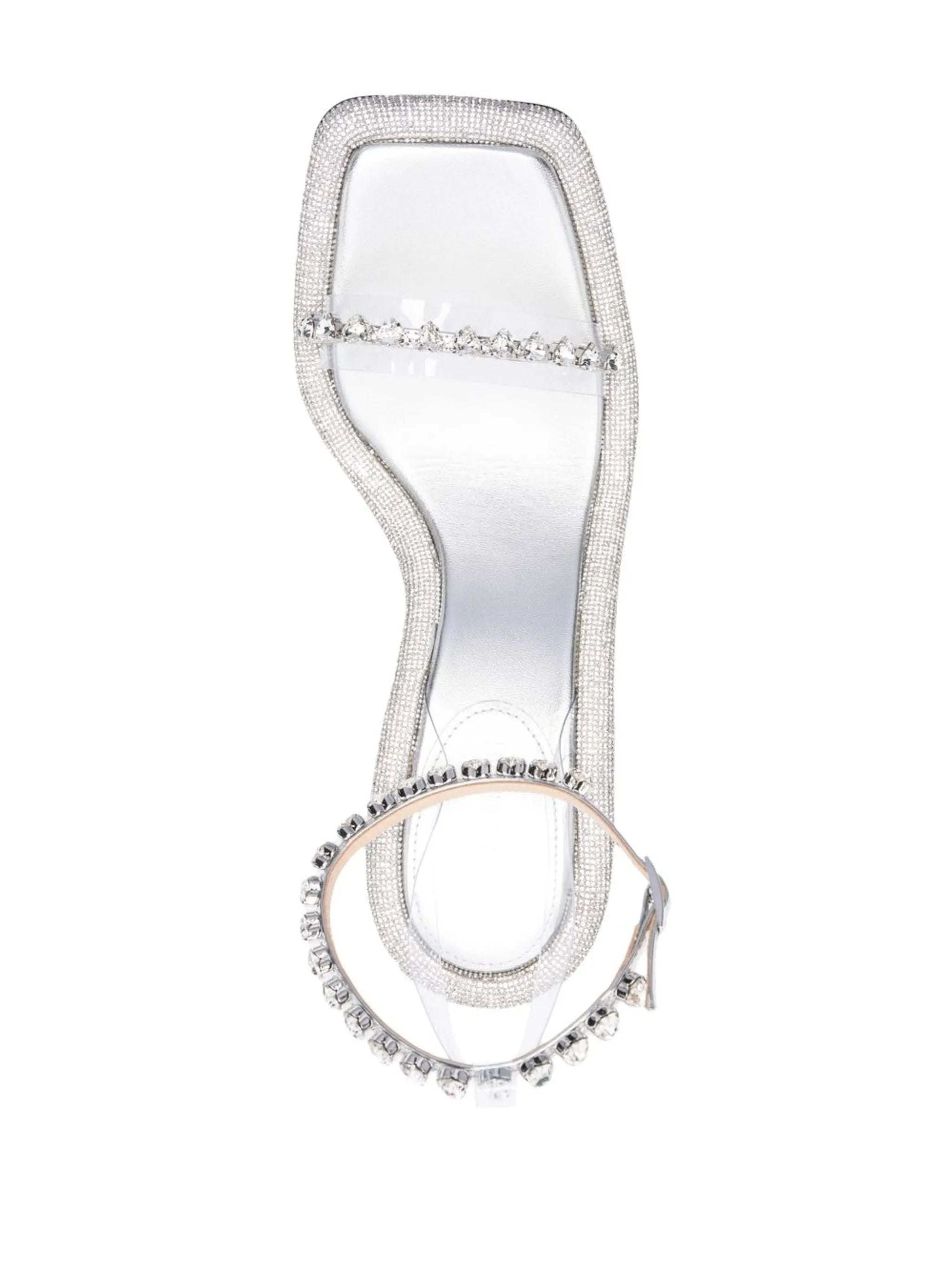 100mm crystal-embellished sandals