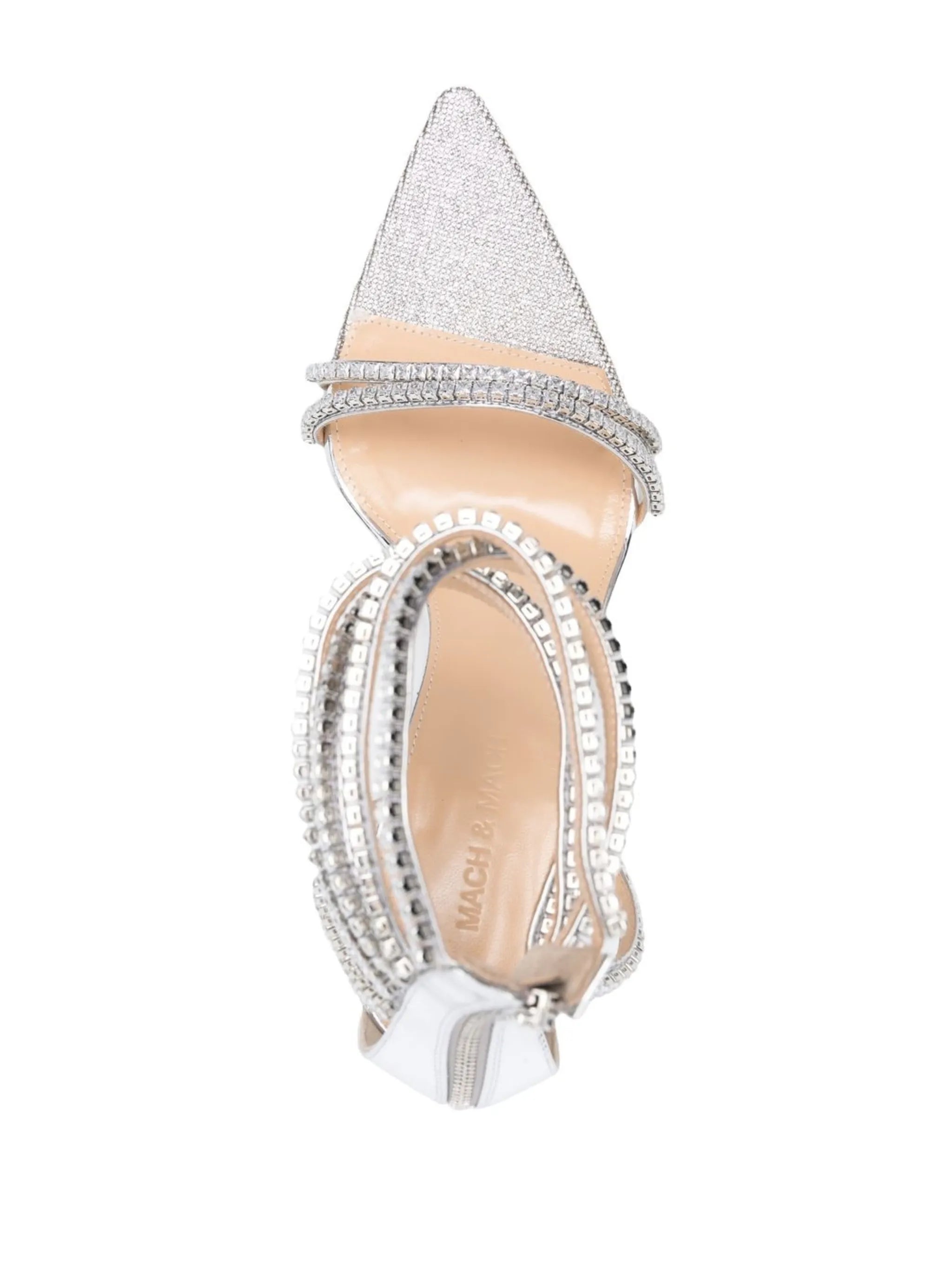 Gaia 110mm crystal-embellished sandals