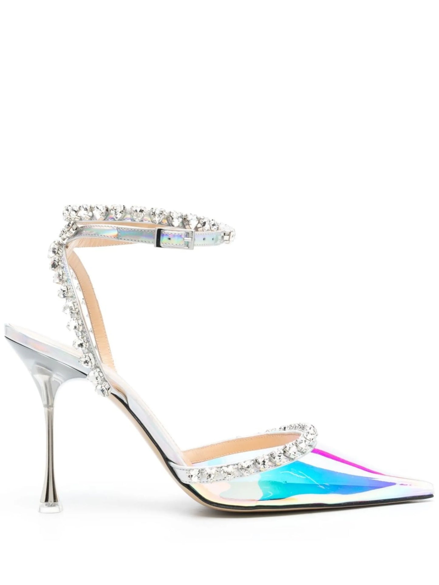 Audrey crystal-embellished pumps