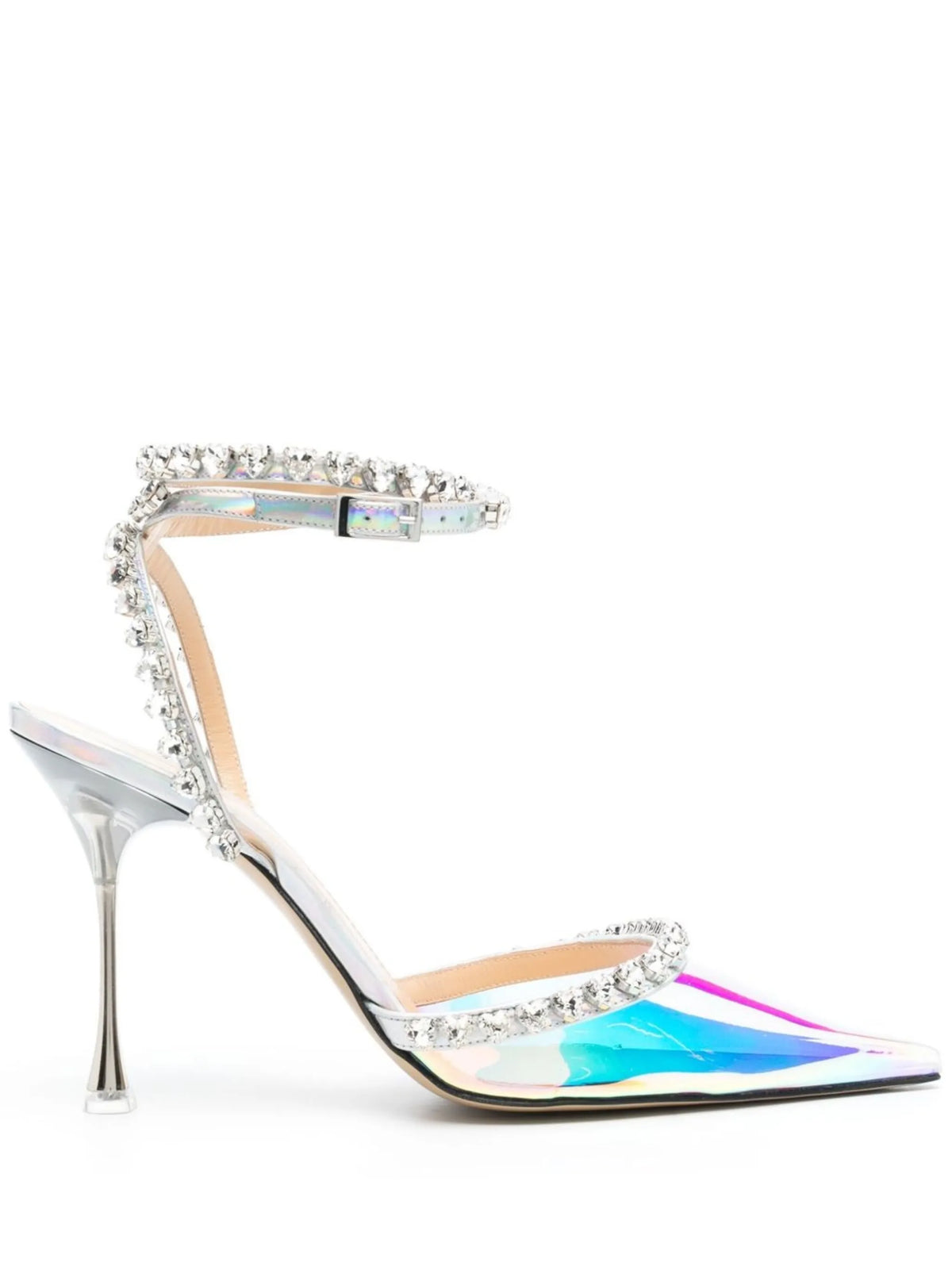 Audrey crystal-embellished pumps
