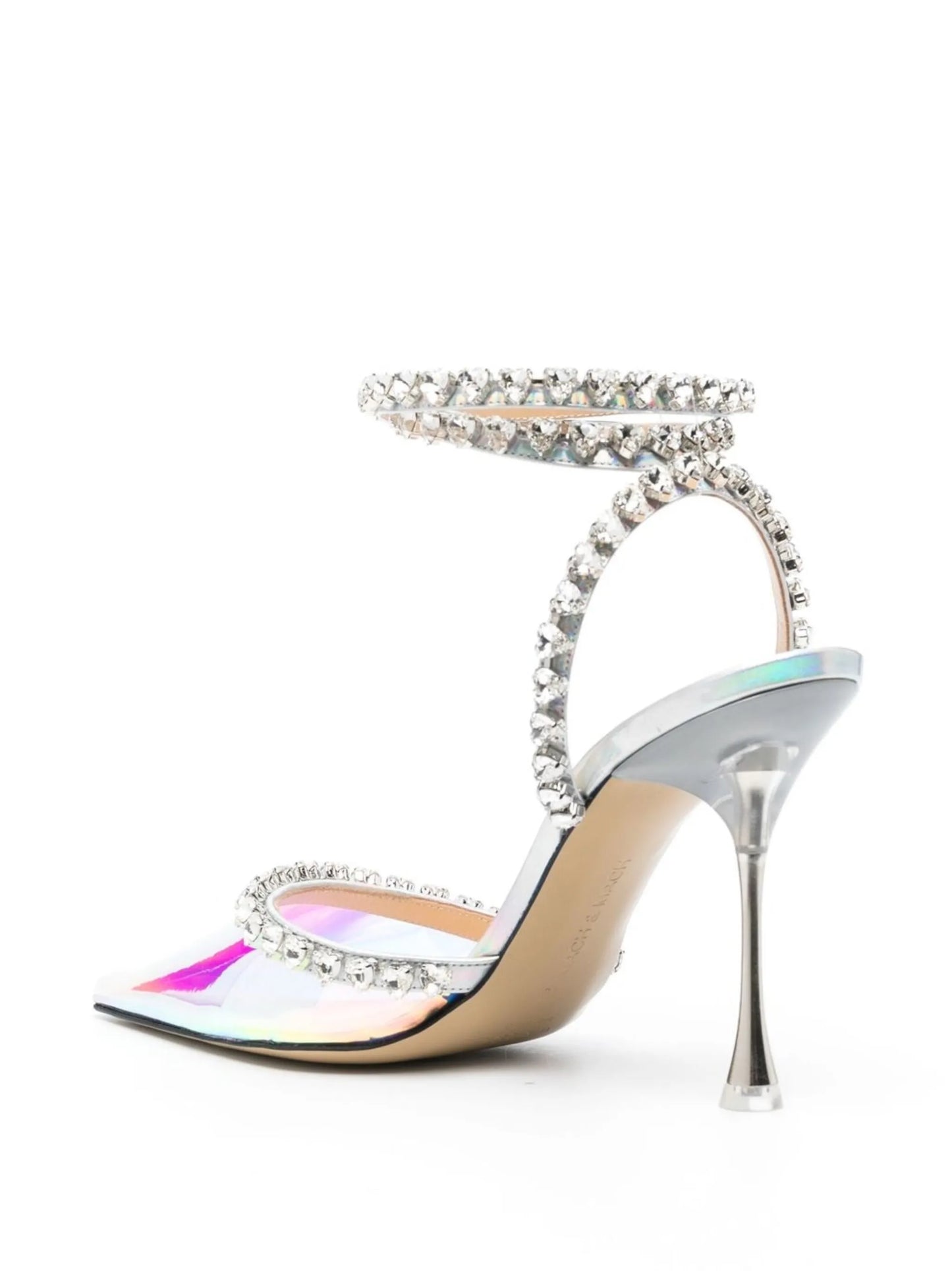 Audrey crystal-embellished pumps