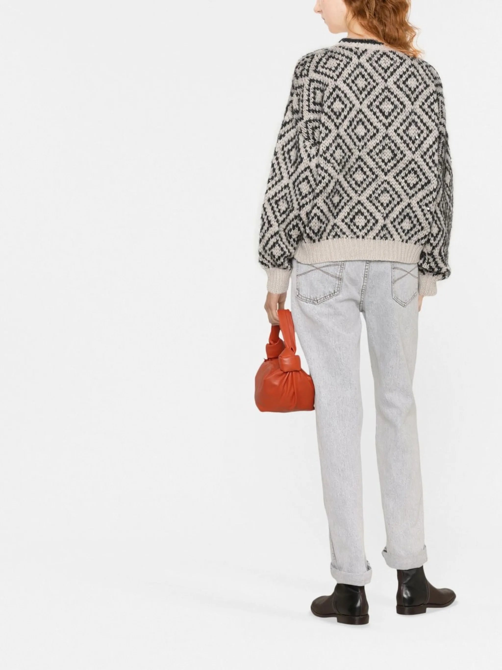 intarsia-knit long-sleeve jumper