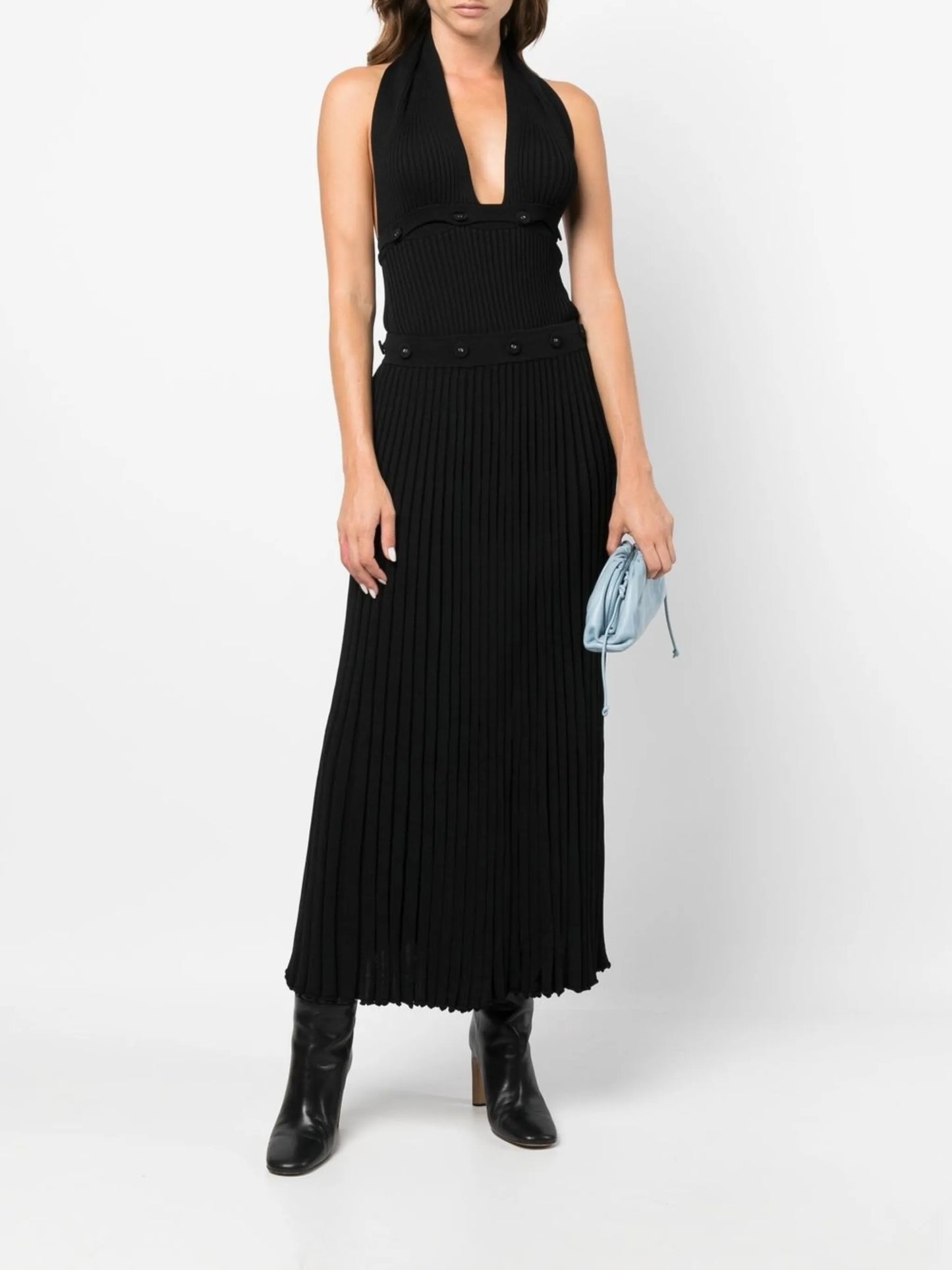 ribbed maxi dress