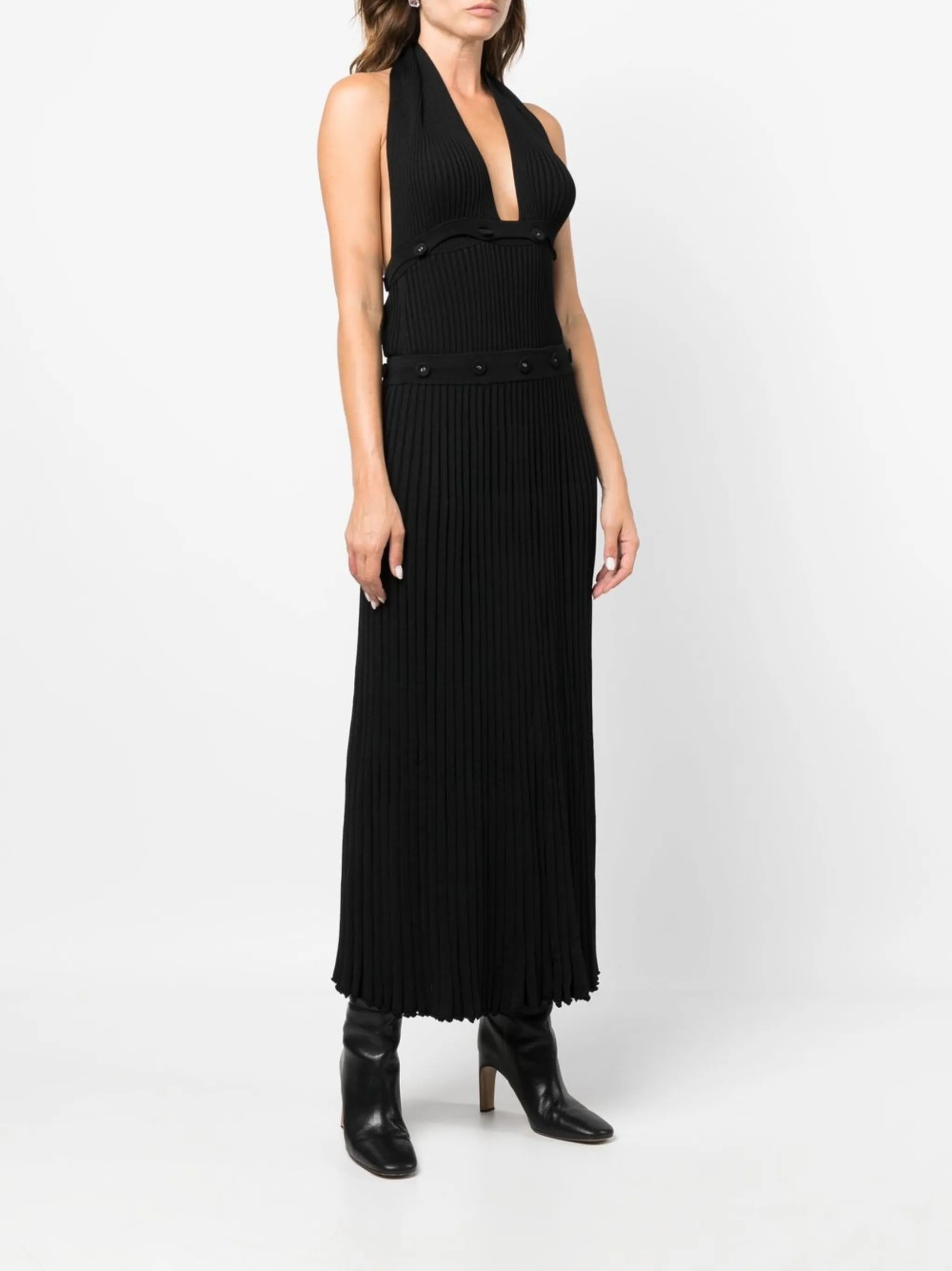 ribbed maxi dress