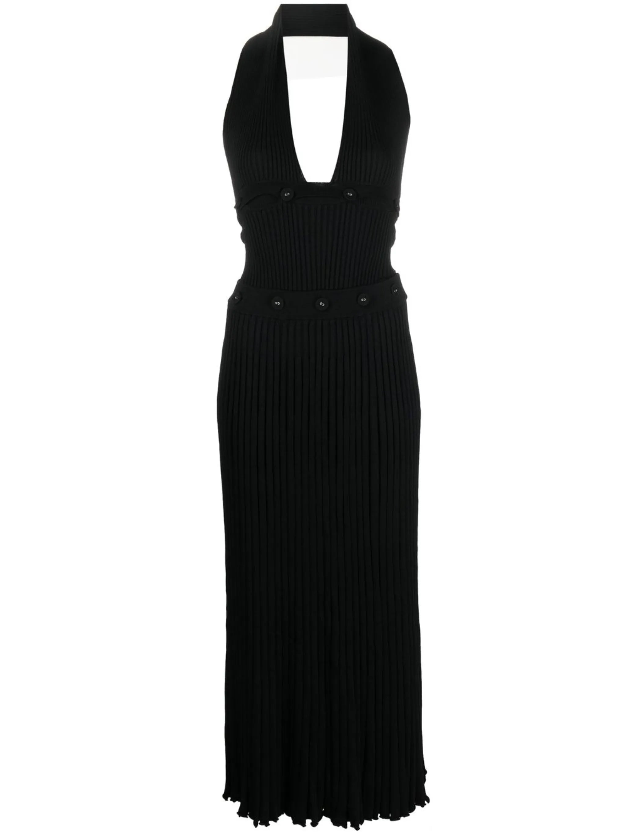 ribbed maxi dress