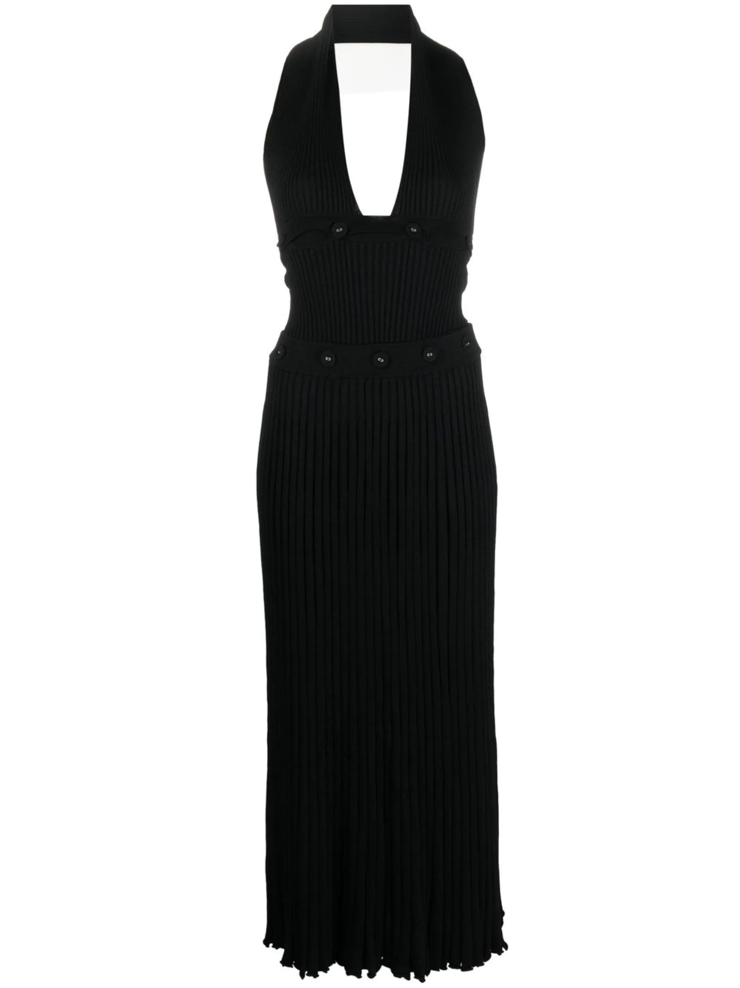ribbed maxi dress