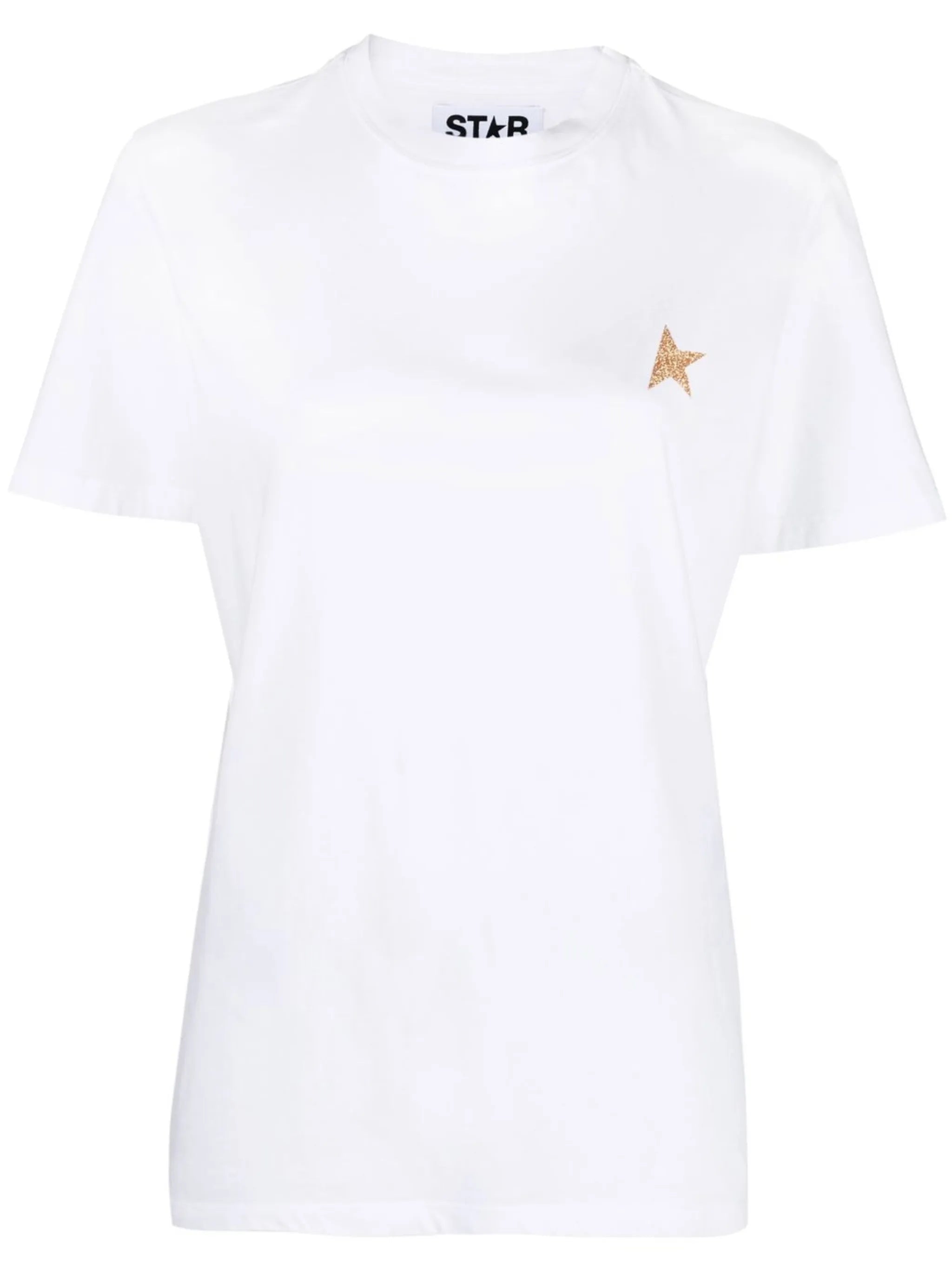 star-print T-shirt