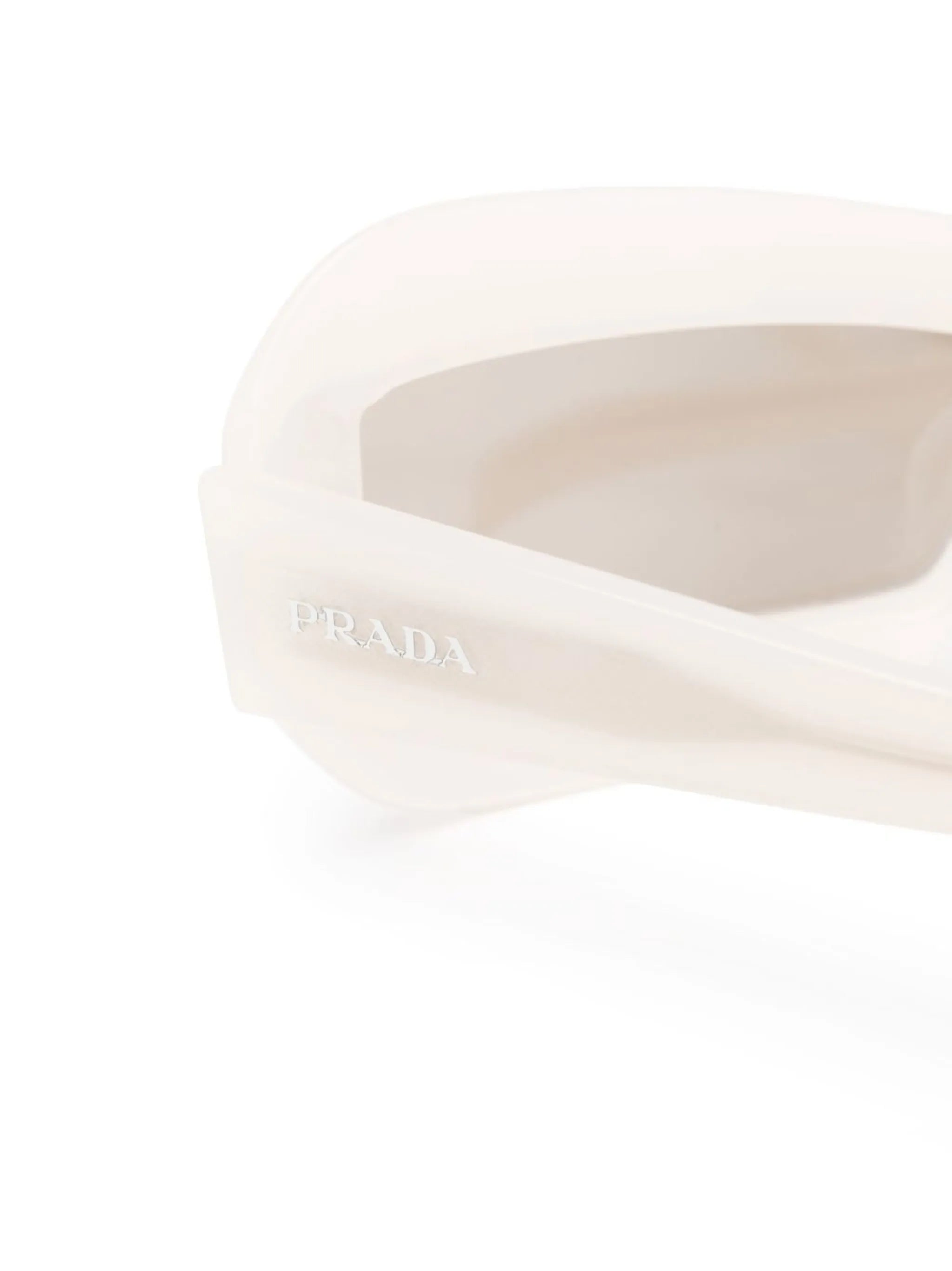 Runway curved-rectangle frame sunglasses