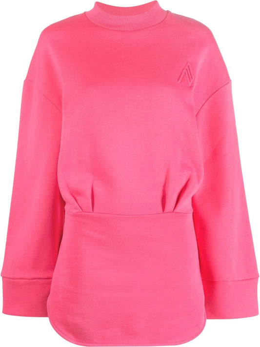 fitted sweatshirt dress
