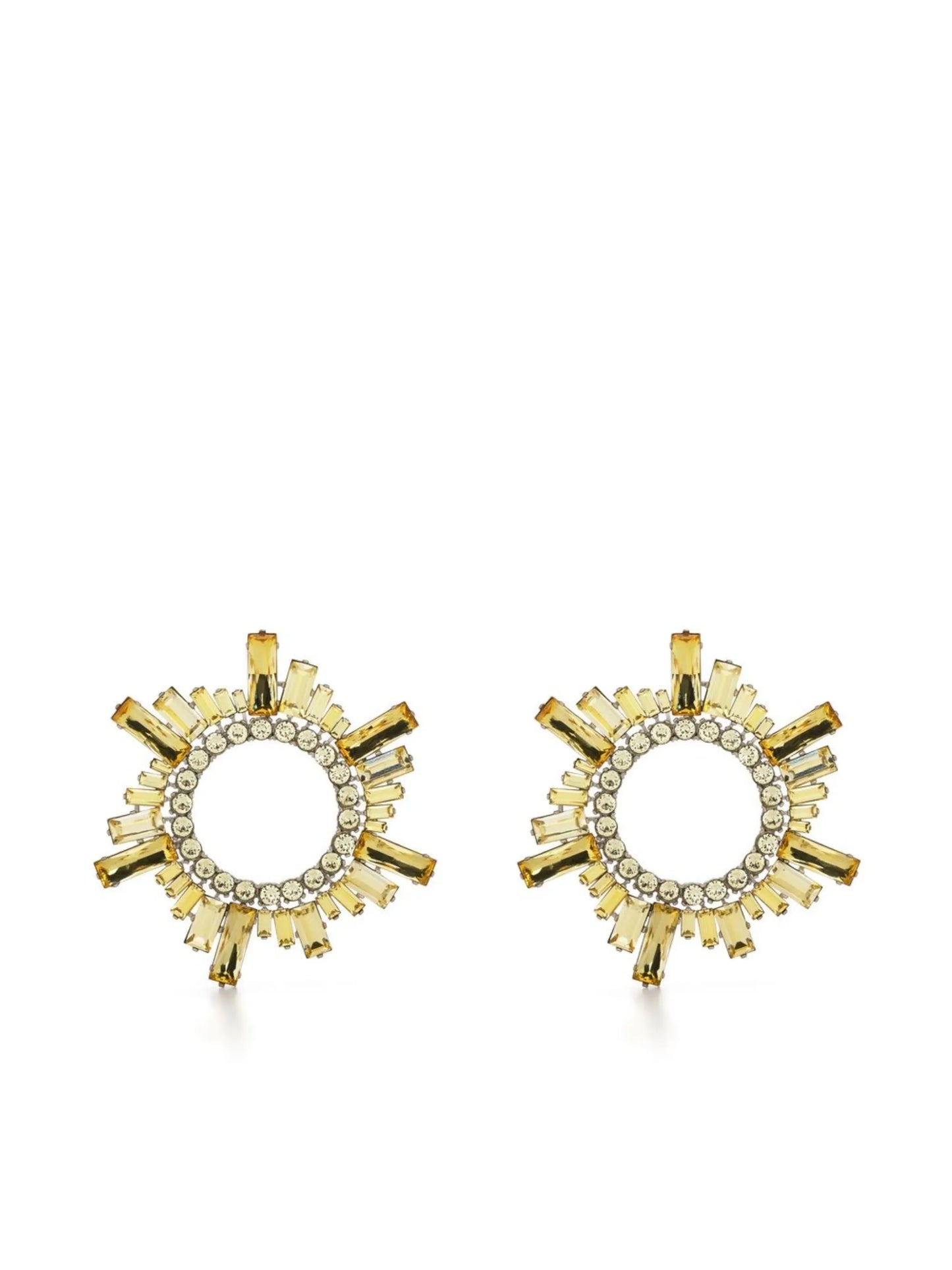 crystal-embellished earrings