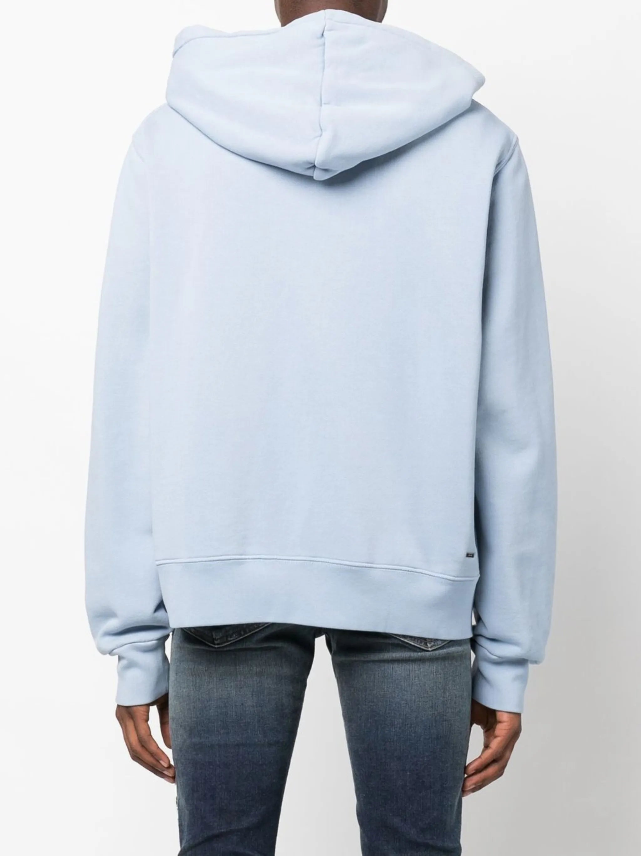 logo-print cotton hoodie