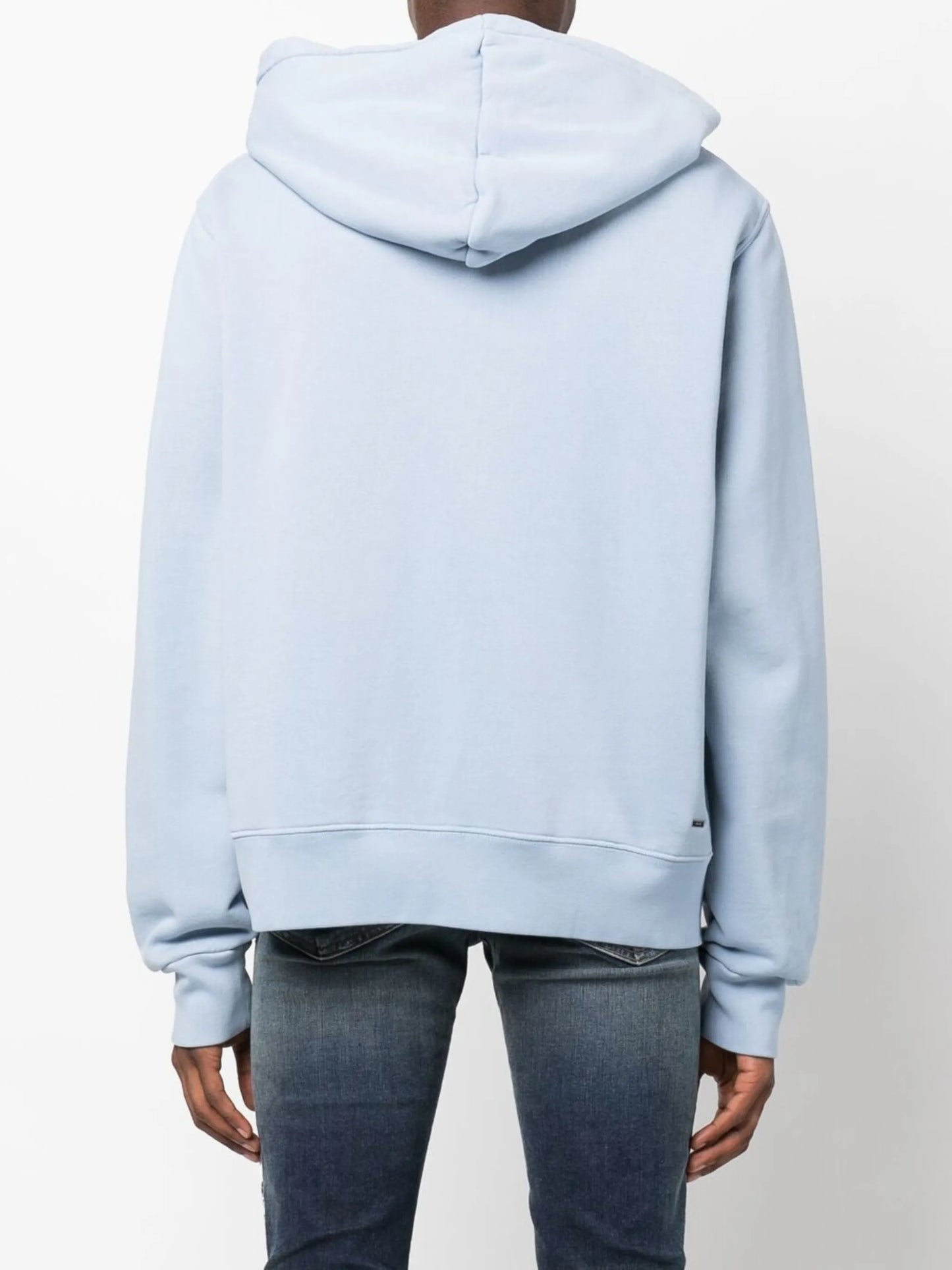 logo-print cotton hoodie