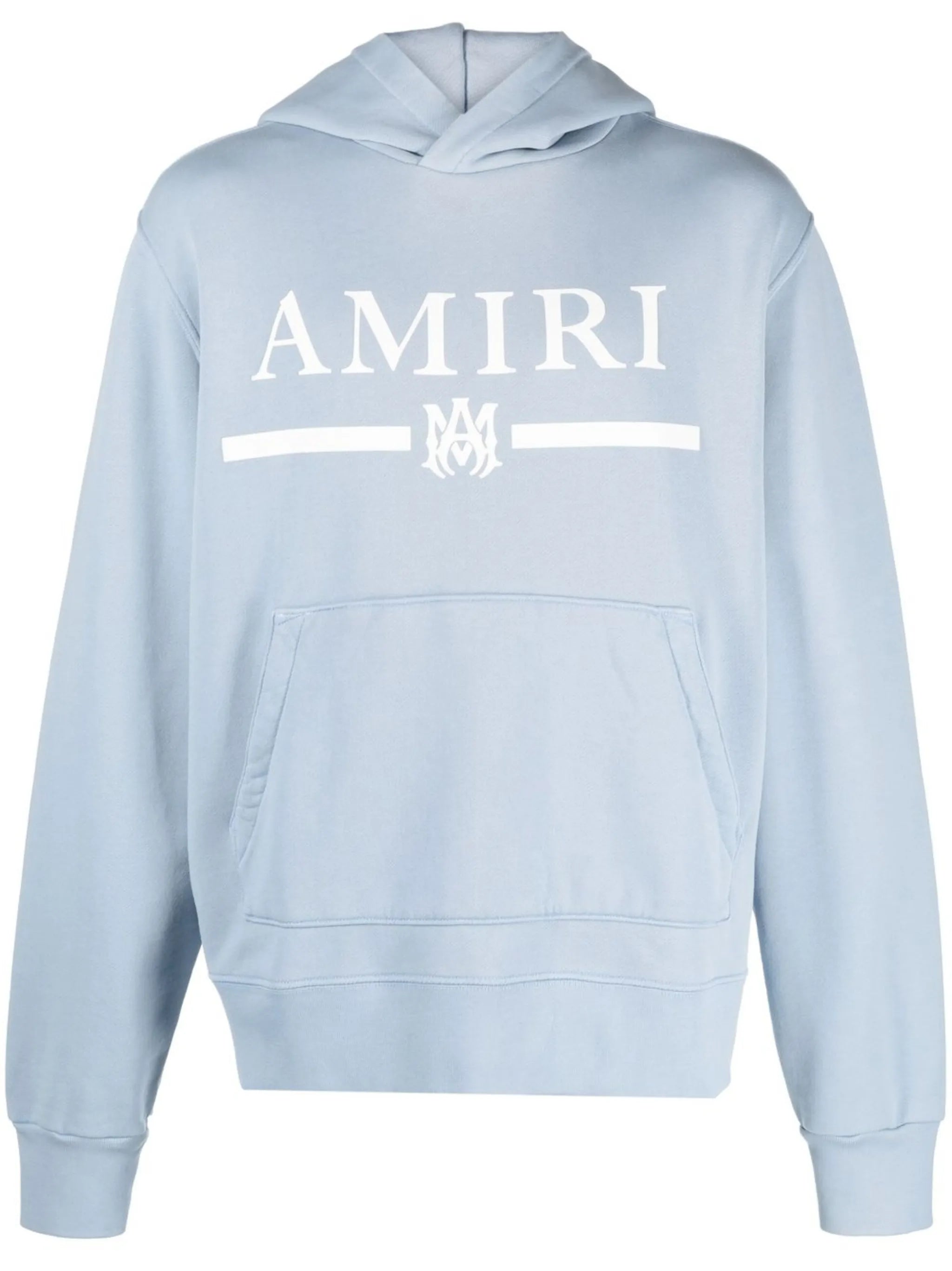 logo-print cotton hoodie