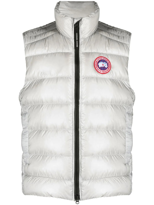 Crofton logo-patch padded gilet