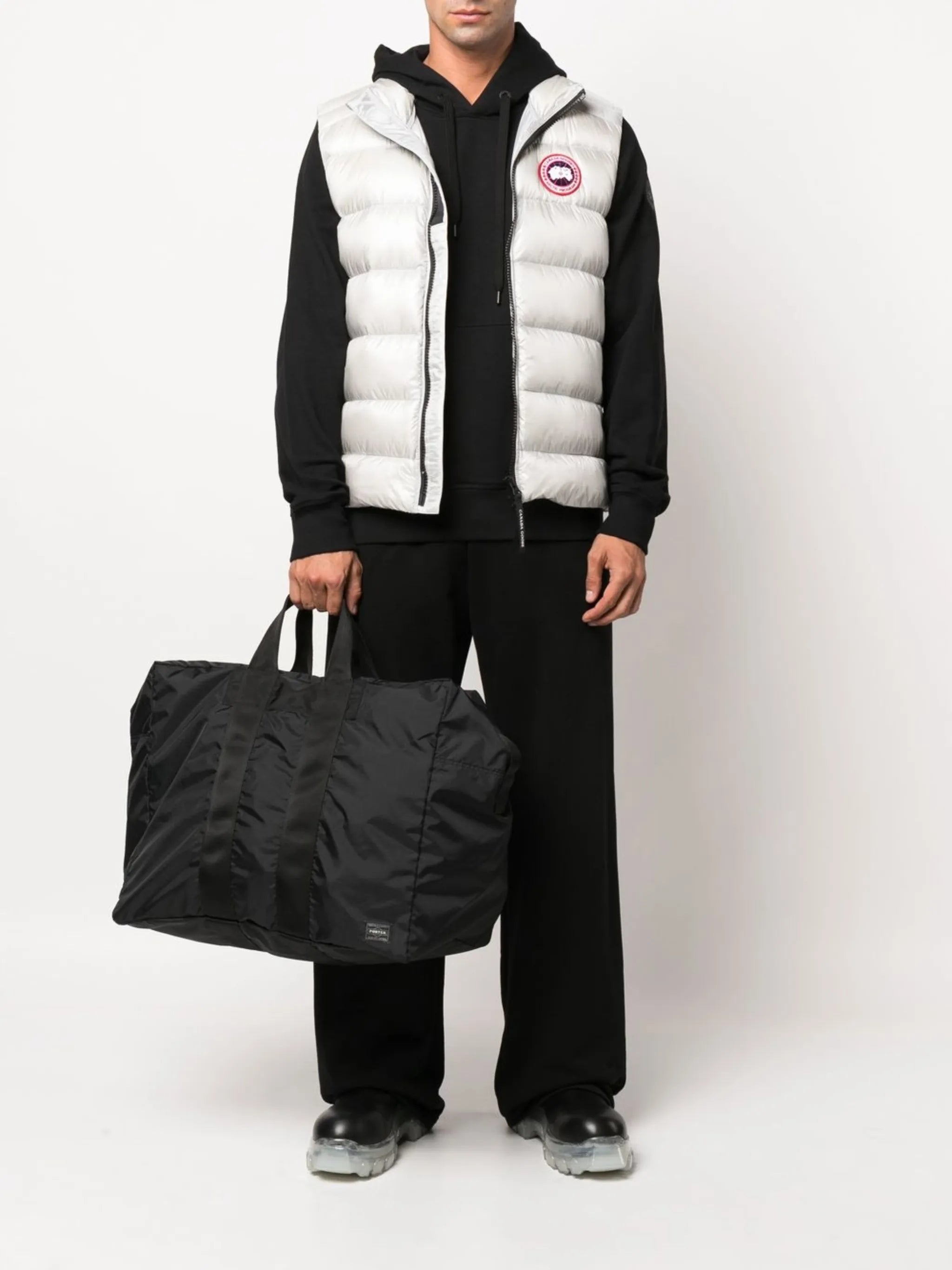 Crofton logo-patch padded gilet