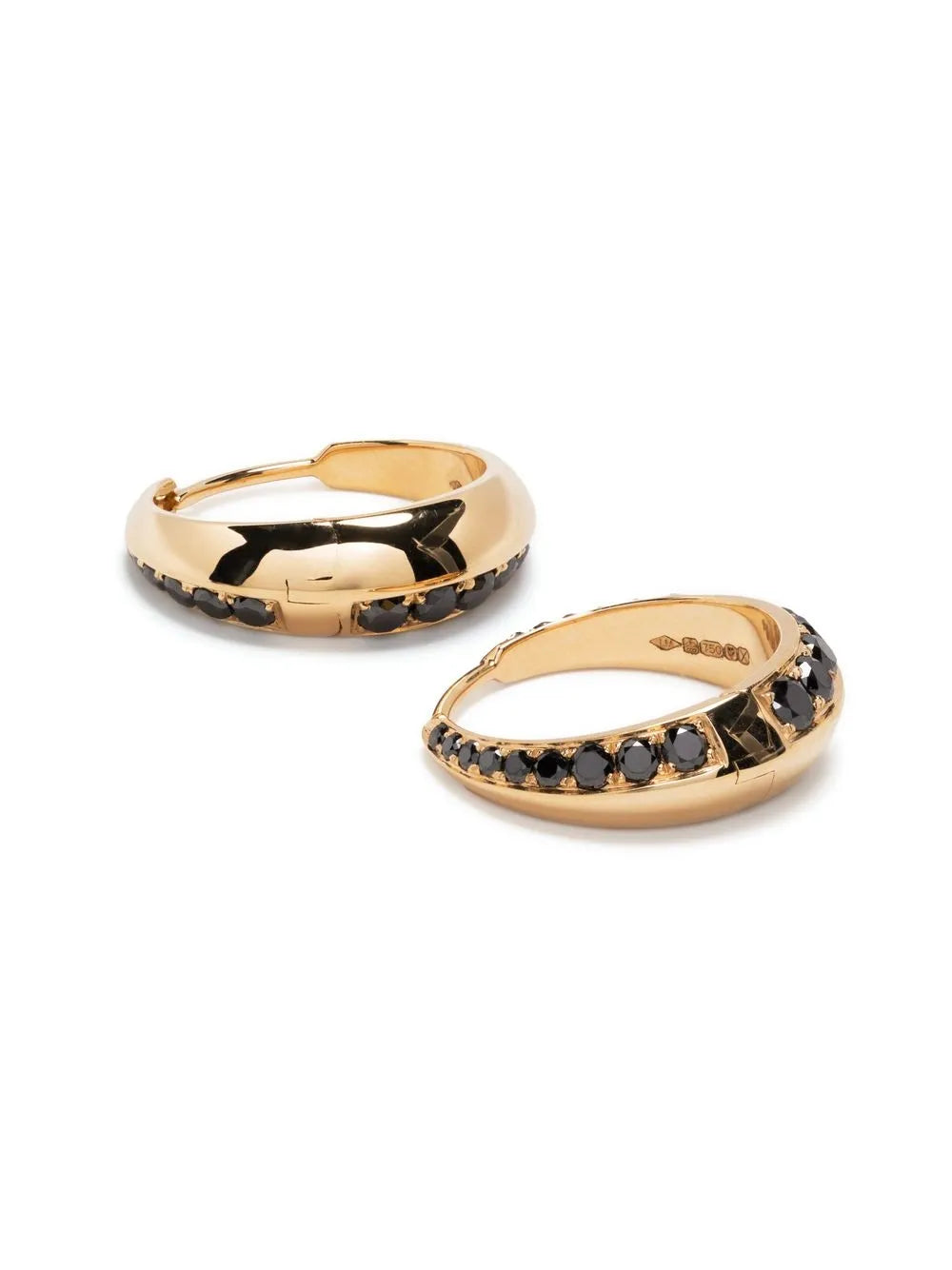 large Othello Crescent hoop earrings