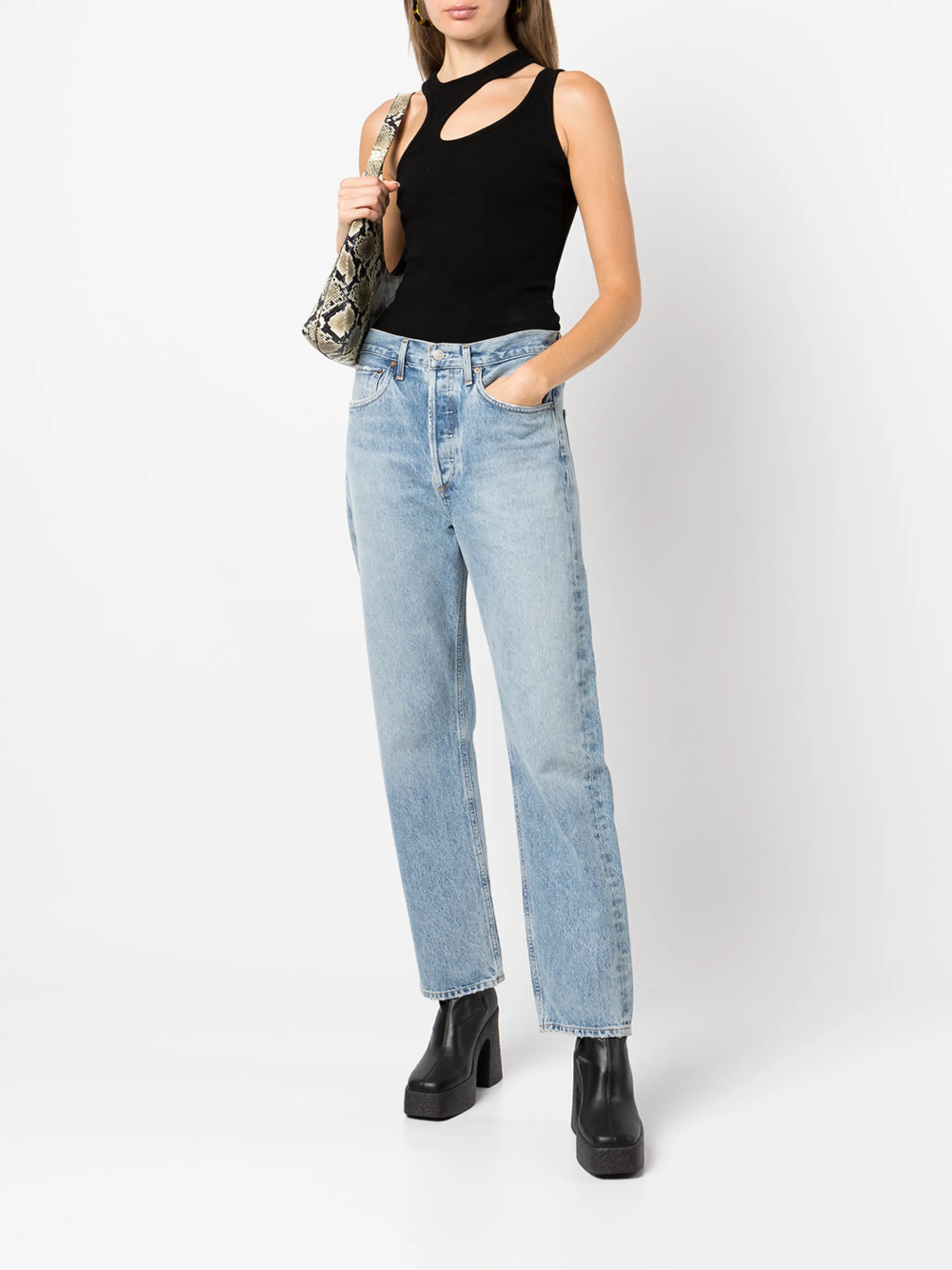 cut-out Athena tank top