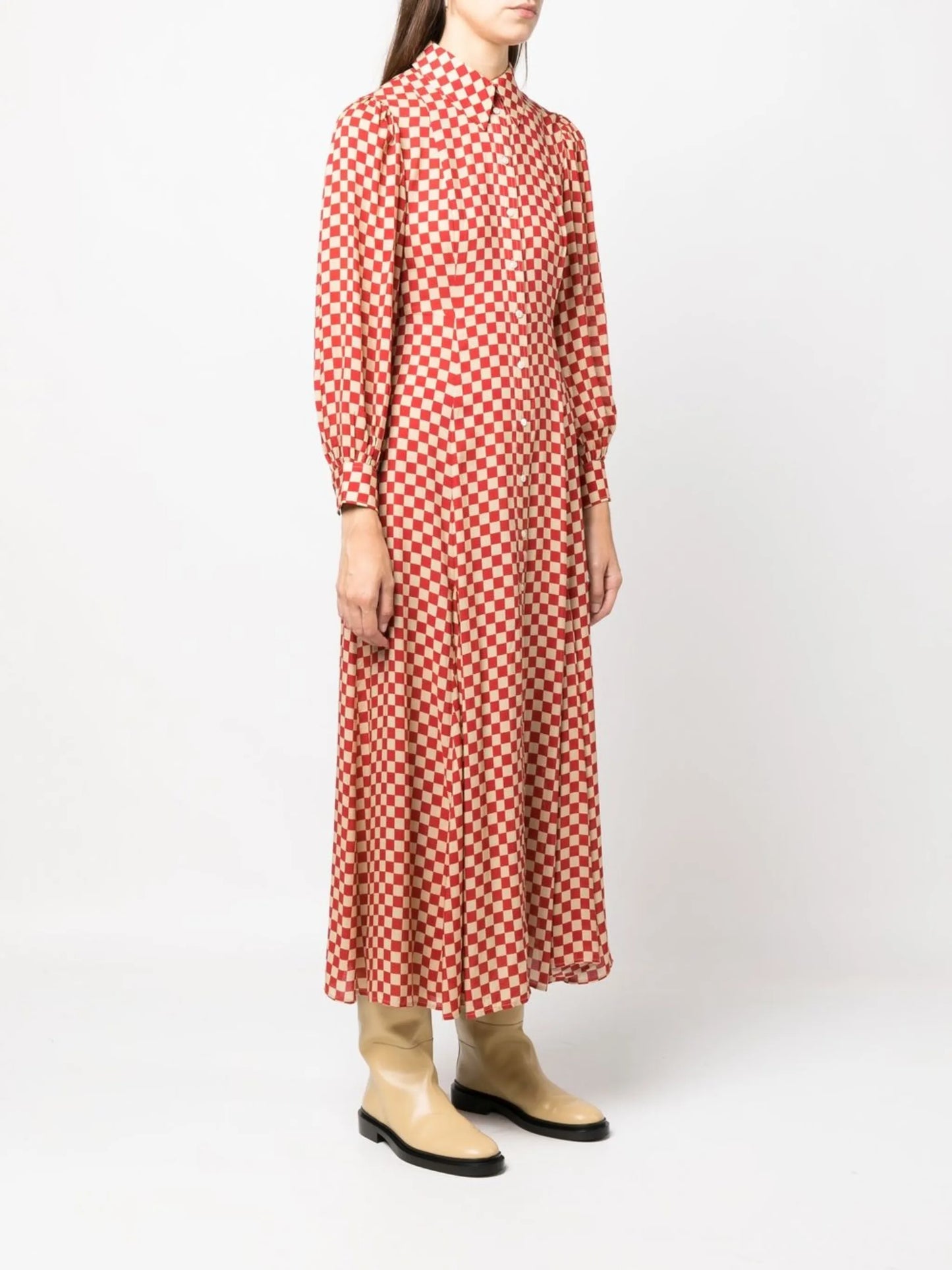 Maddison long-sleeve shirt dress
