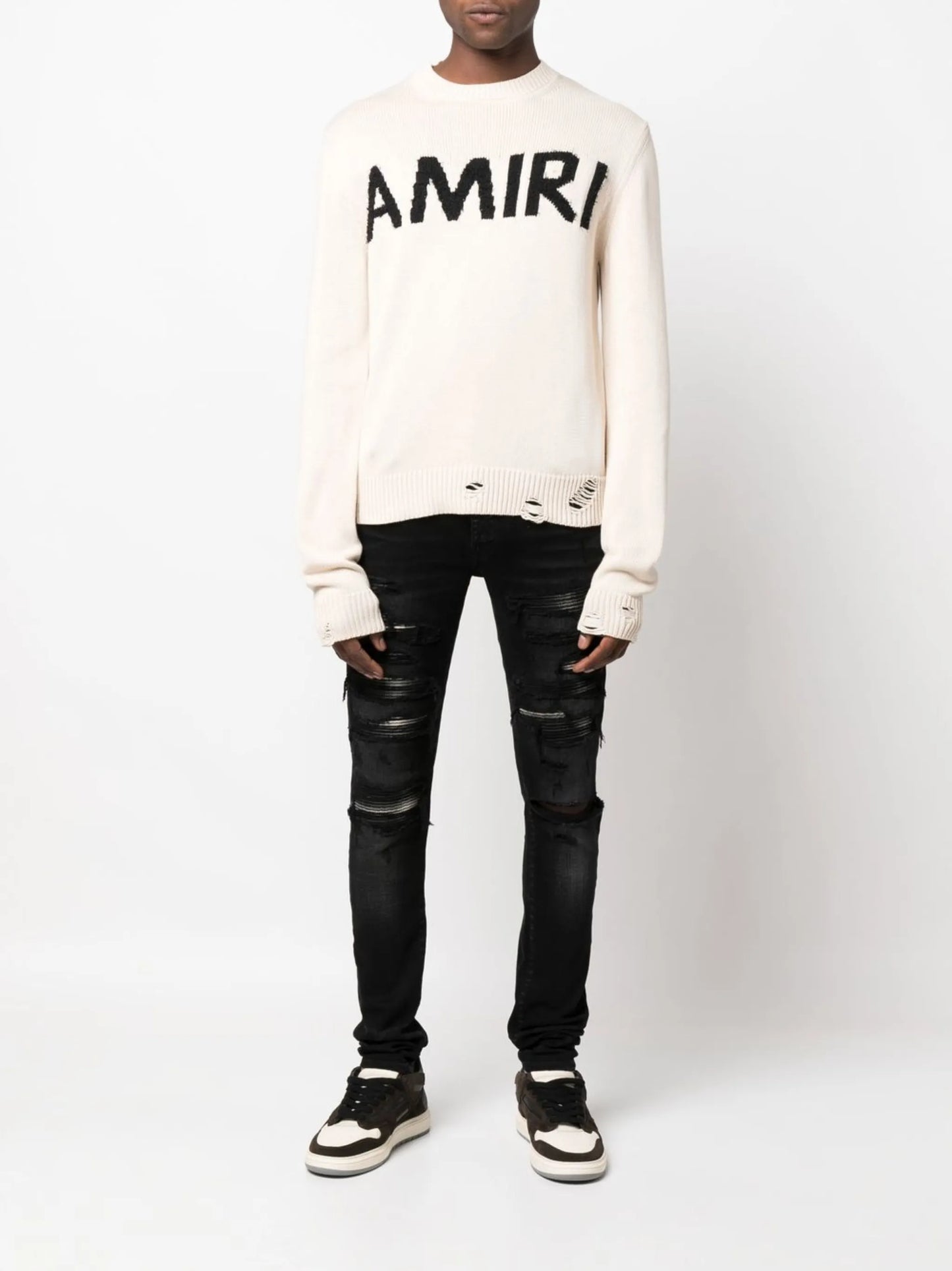 Thrasher distressed skinny jeans