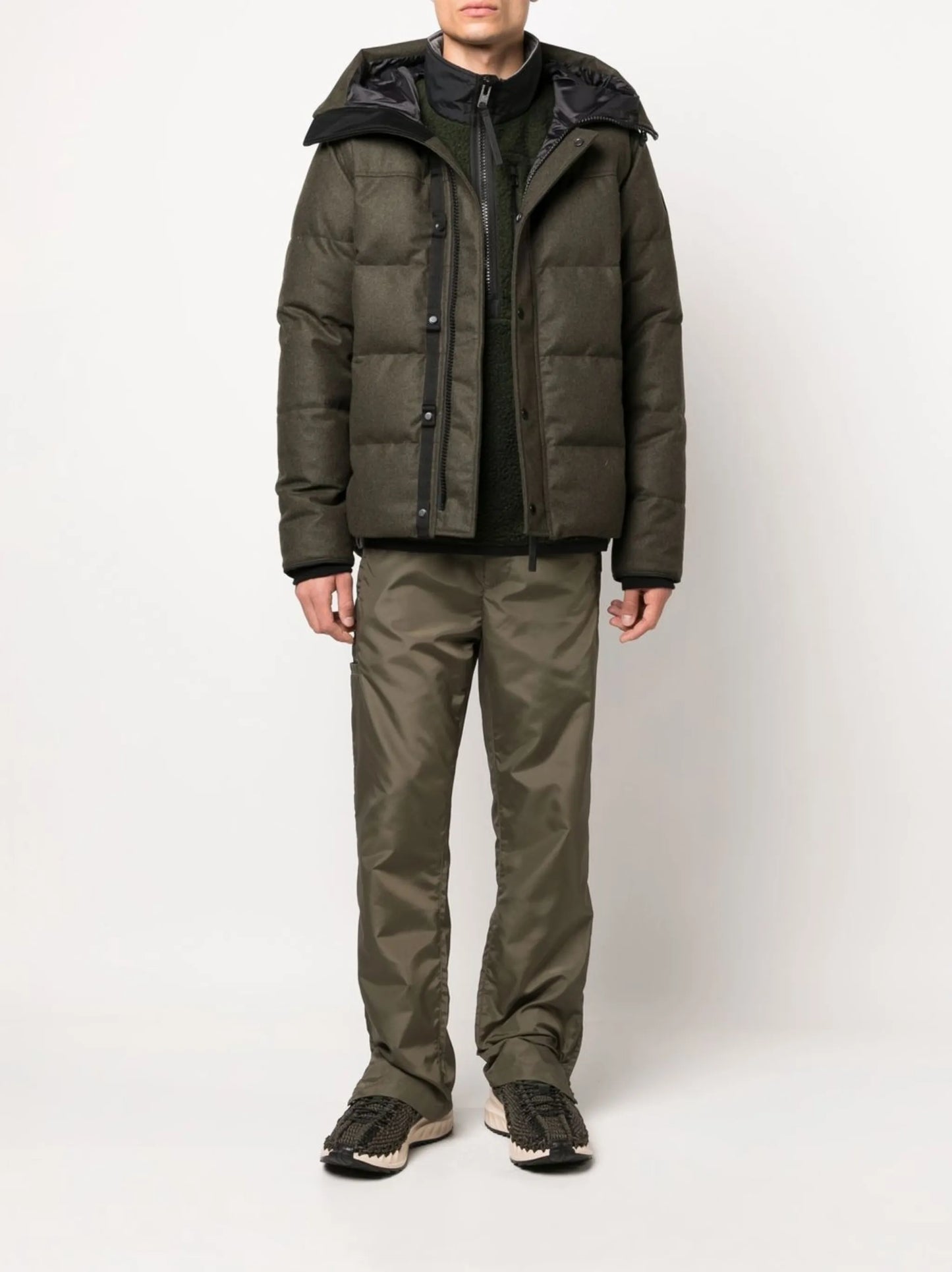 Macmillan hooded puffer parka coat