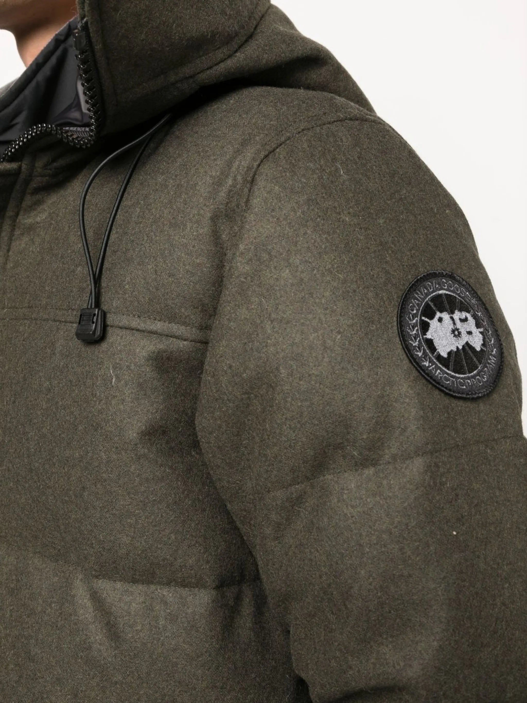 Macmillan hooded puffer parka coat