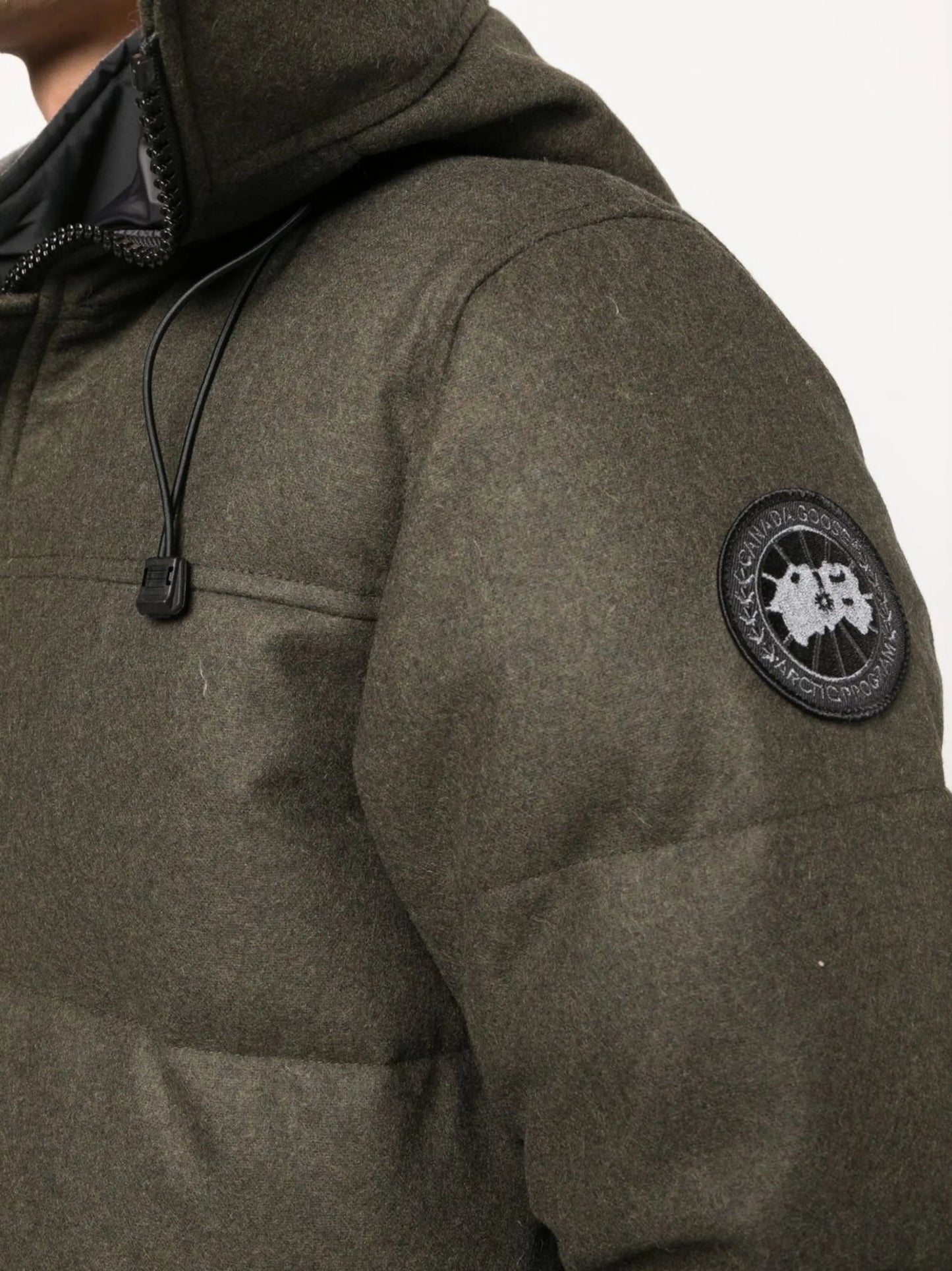Macmillan hooded puffer parka coat
