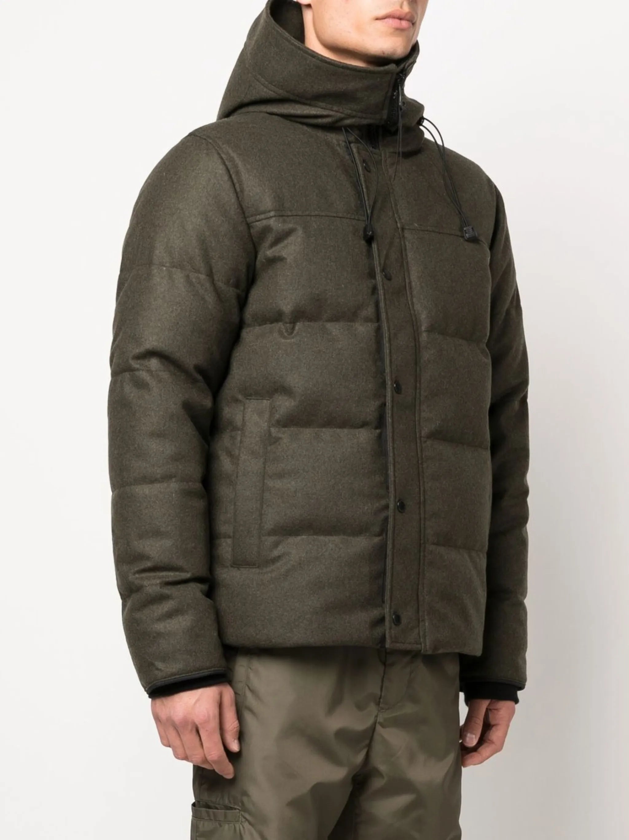 Macmillan hooded puffer parka coat