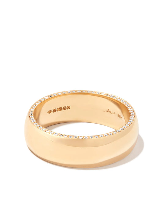 18kt yellow gold Othello diamond cigar band