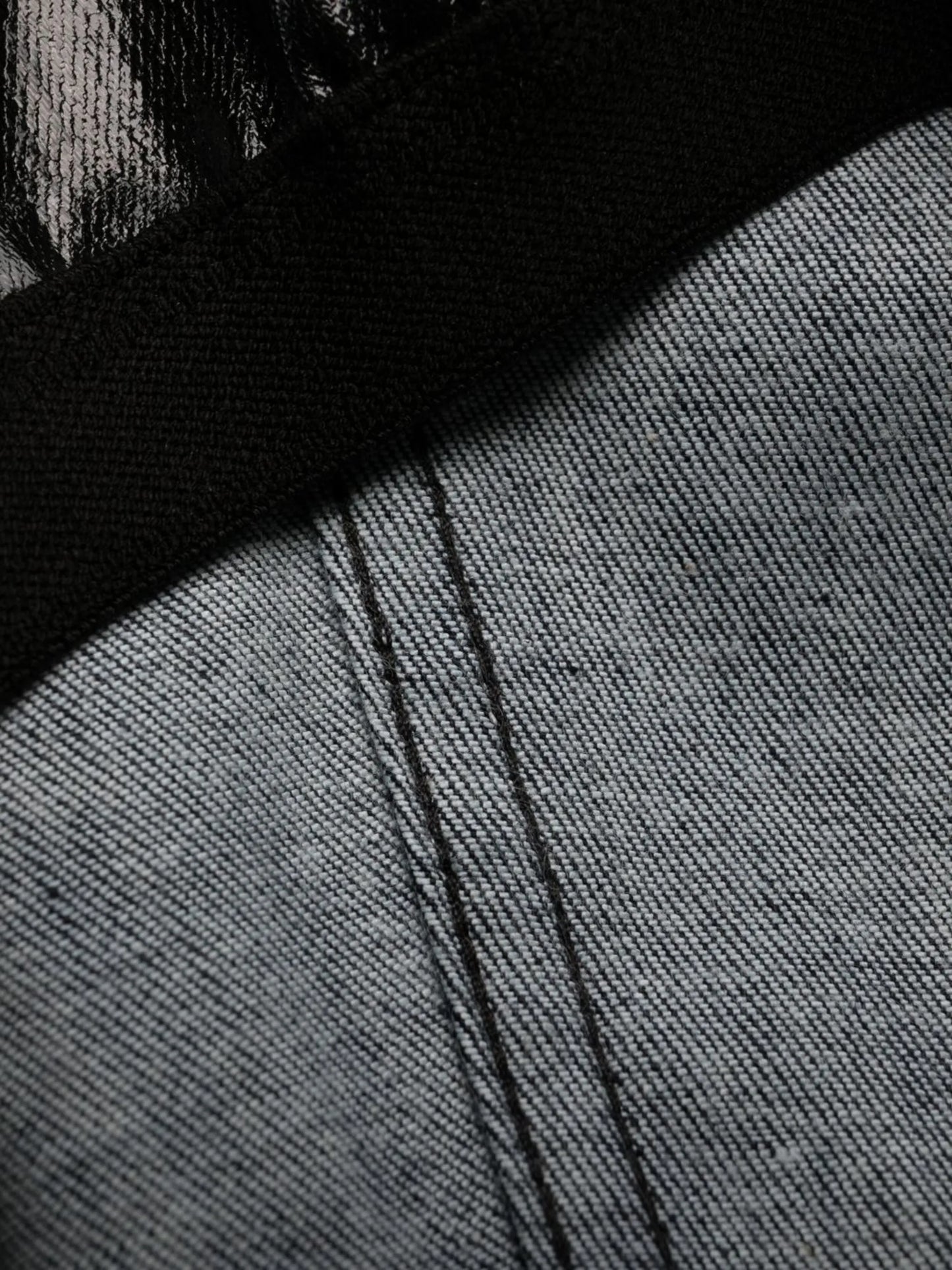 mid-rise faux-leather trousers