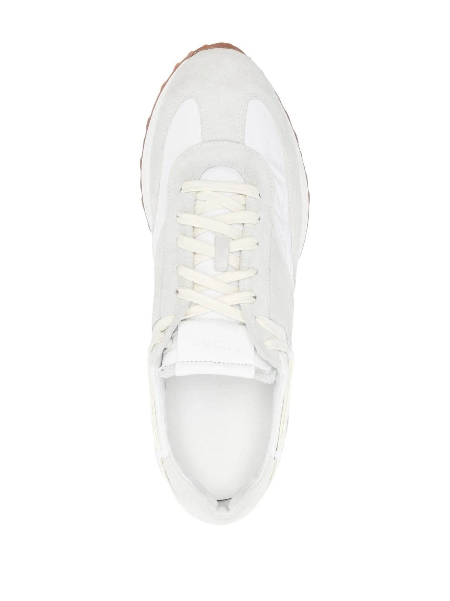 panelled low-top sneakers