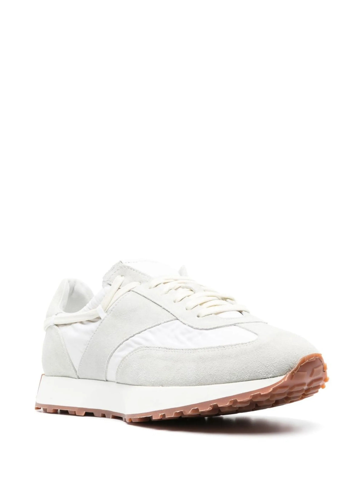 panelled low-top sneakers