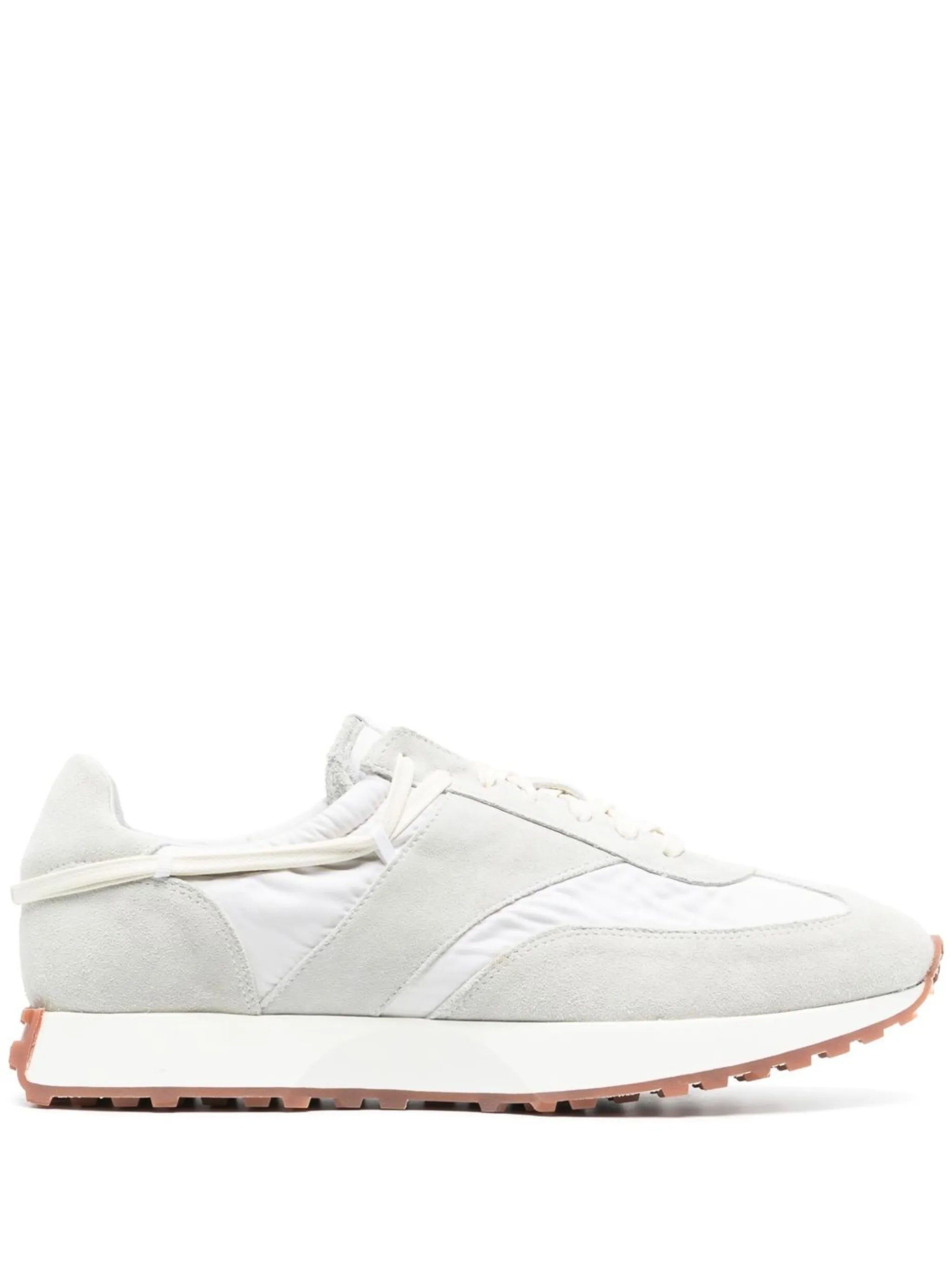 panelled low-top sneakers