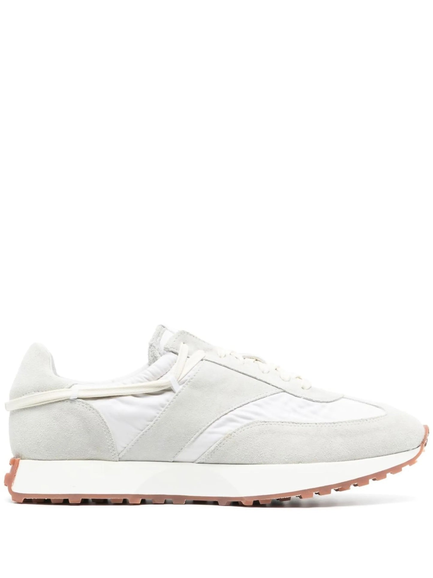 panelled low-top sneakers