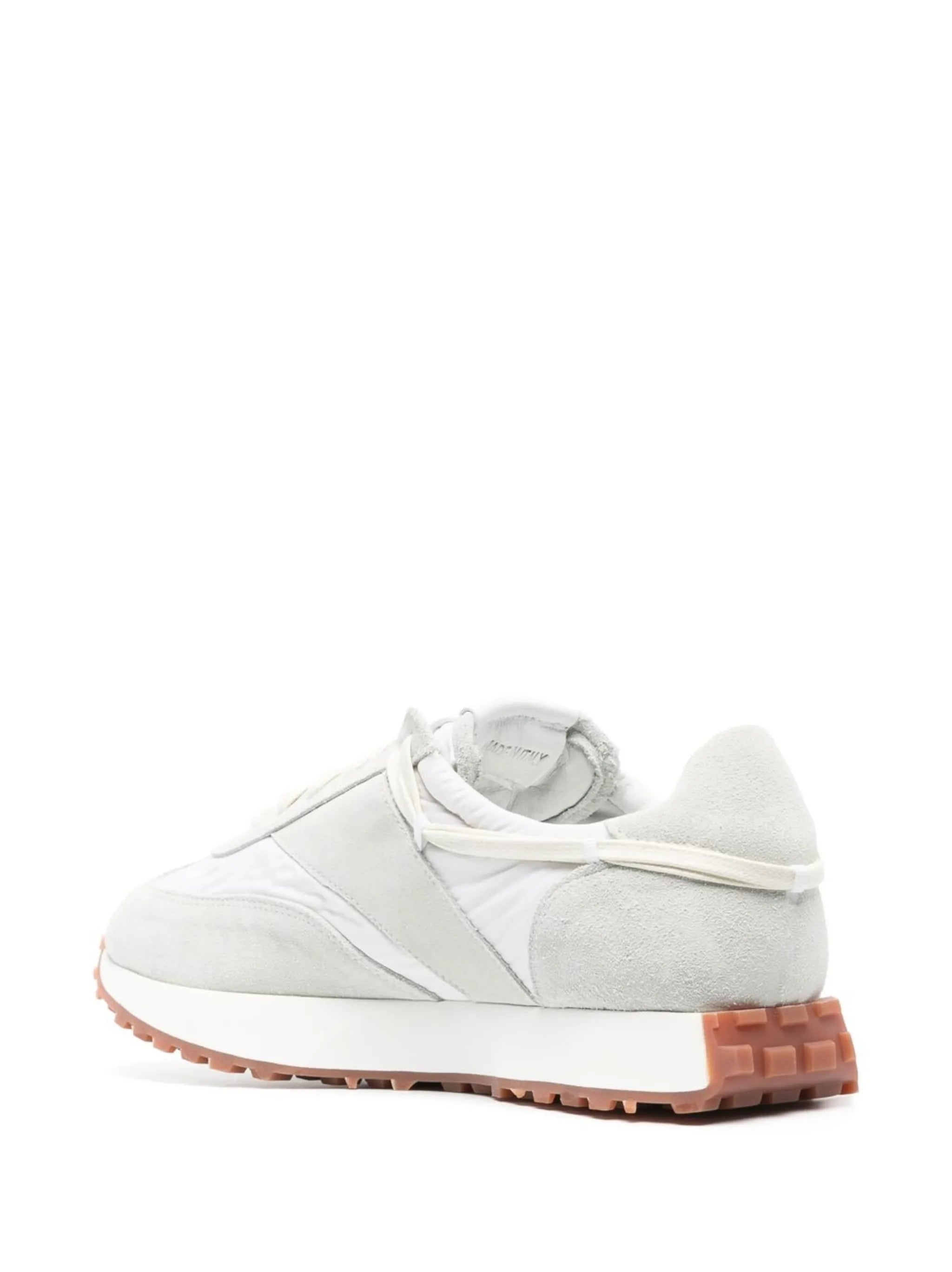 panelled low-top sneakers