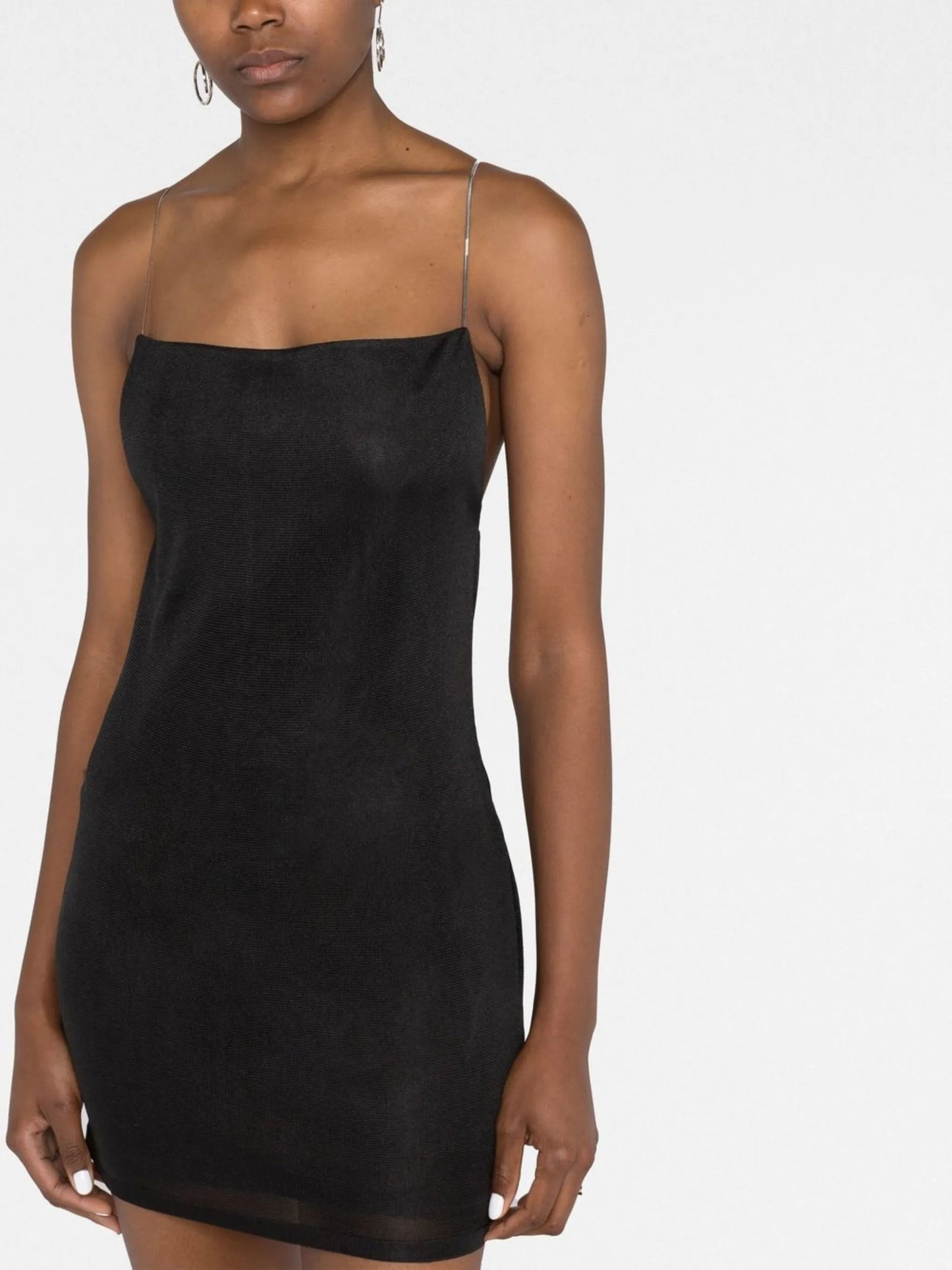 Hira metallic straps minidress