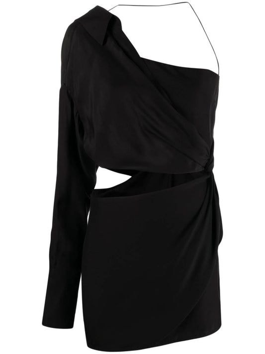 Arica one-shoulder minidress