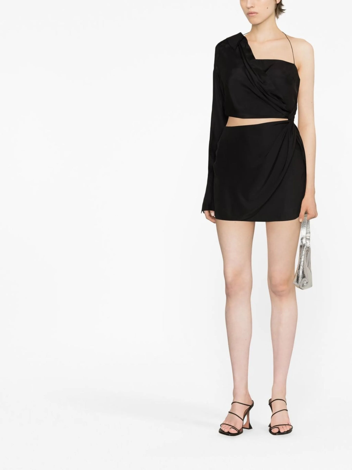 Arica one-shoulder minidress