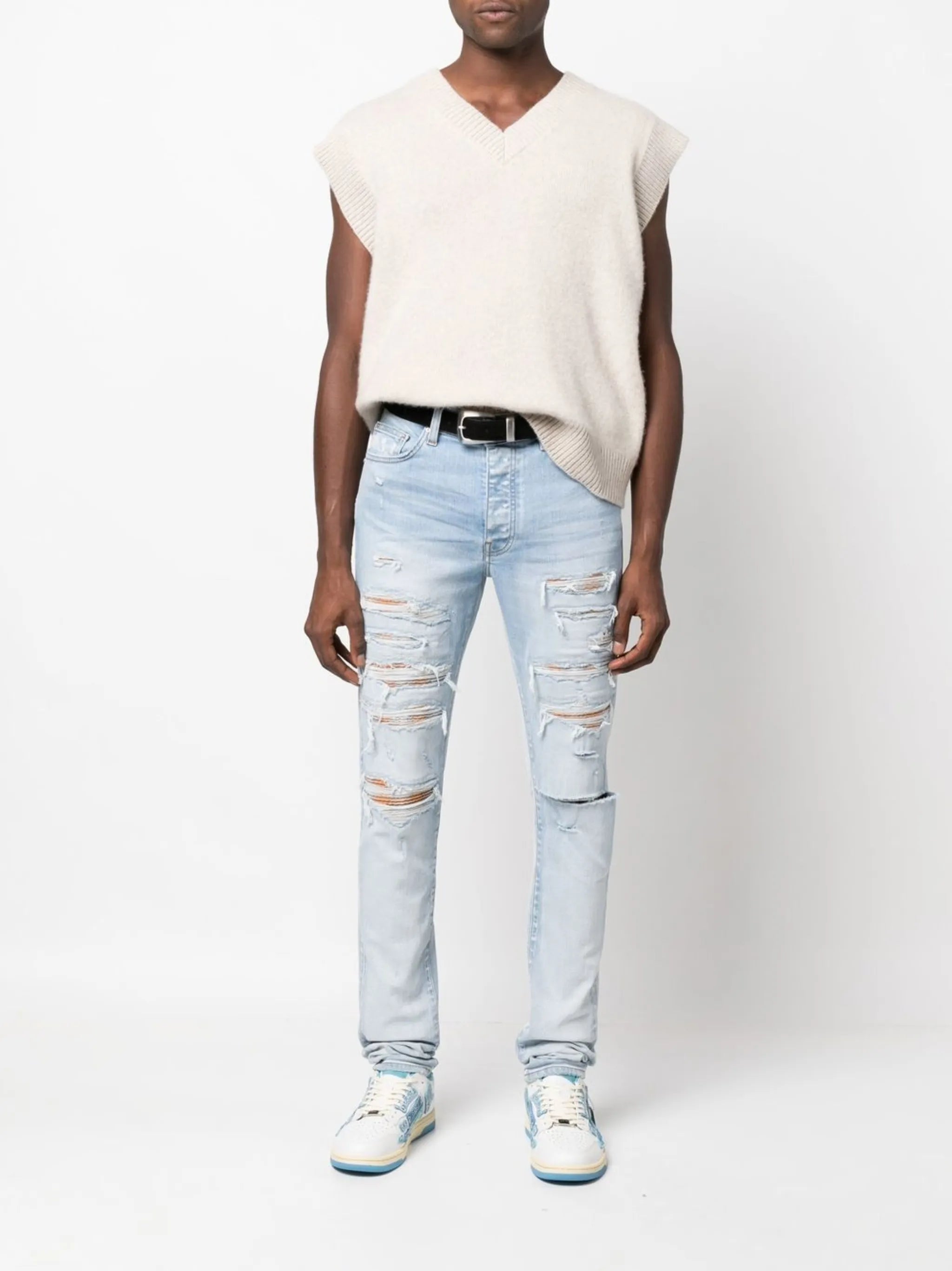 Thrasher distressed skinny jeans