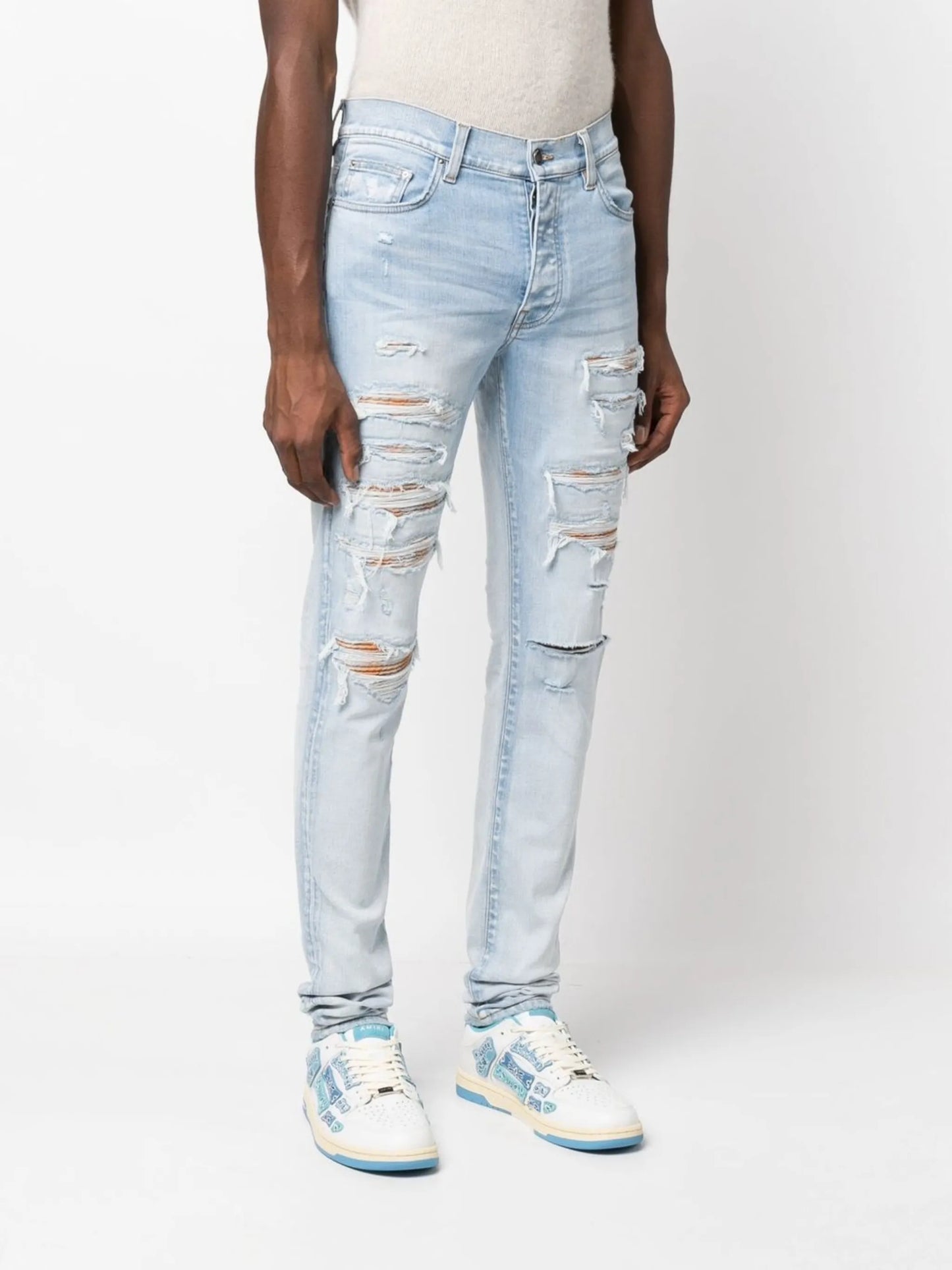 Thrasher distressed skinny jeans