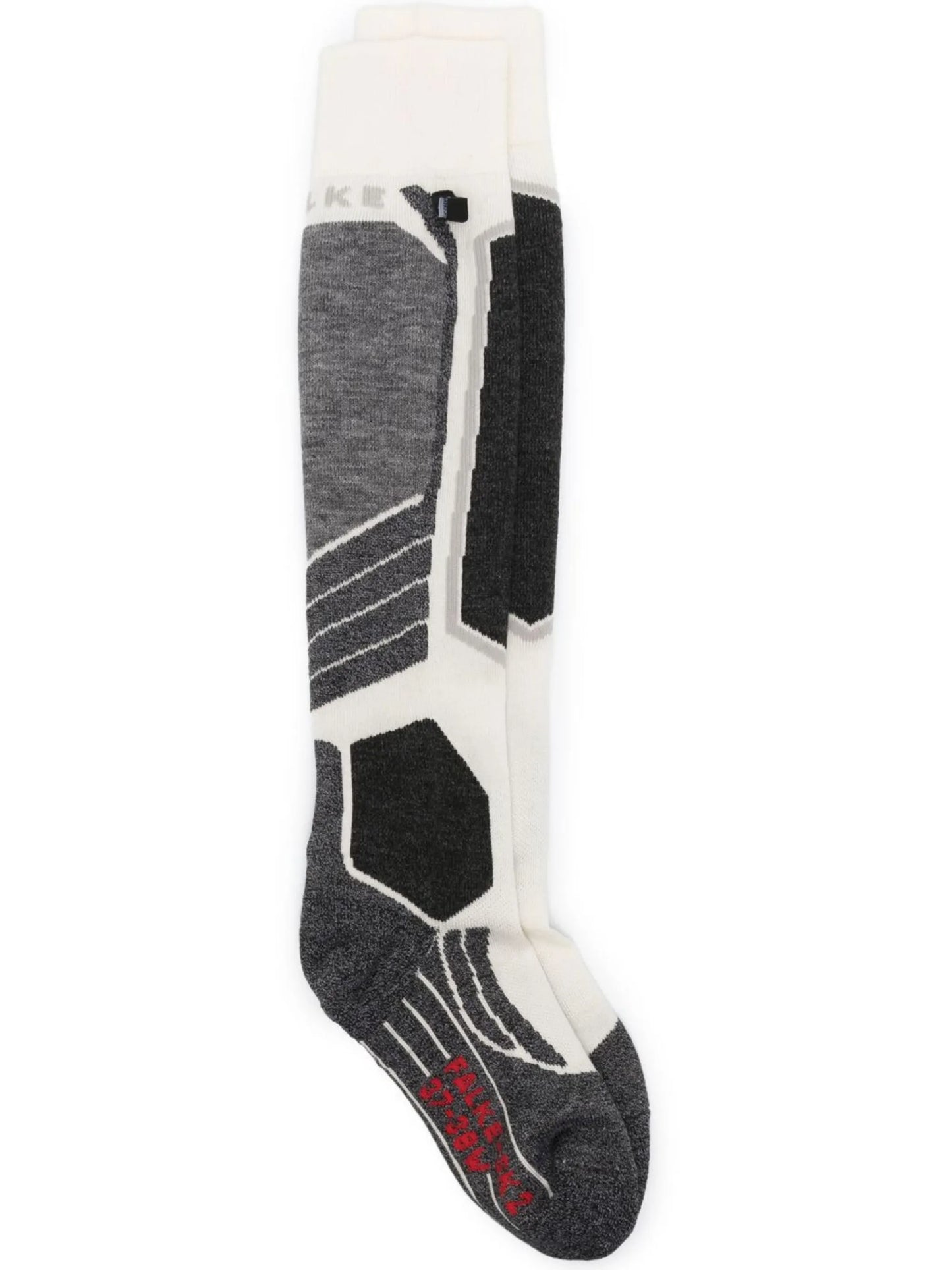 geometric-pattern ski socks