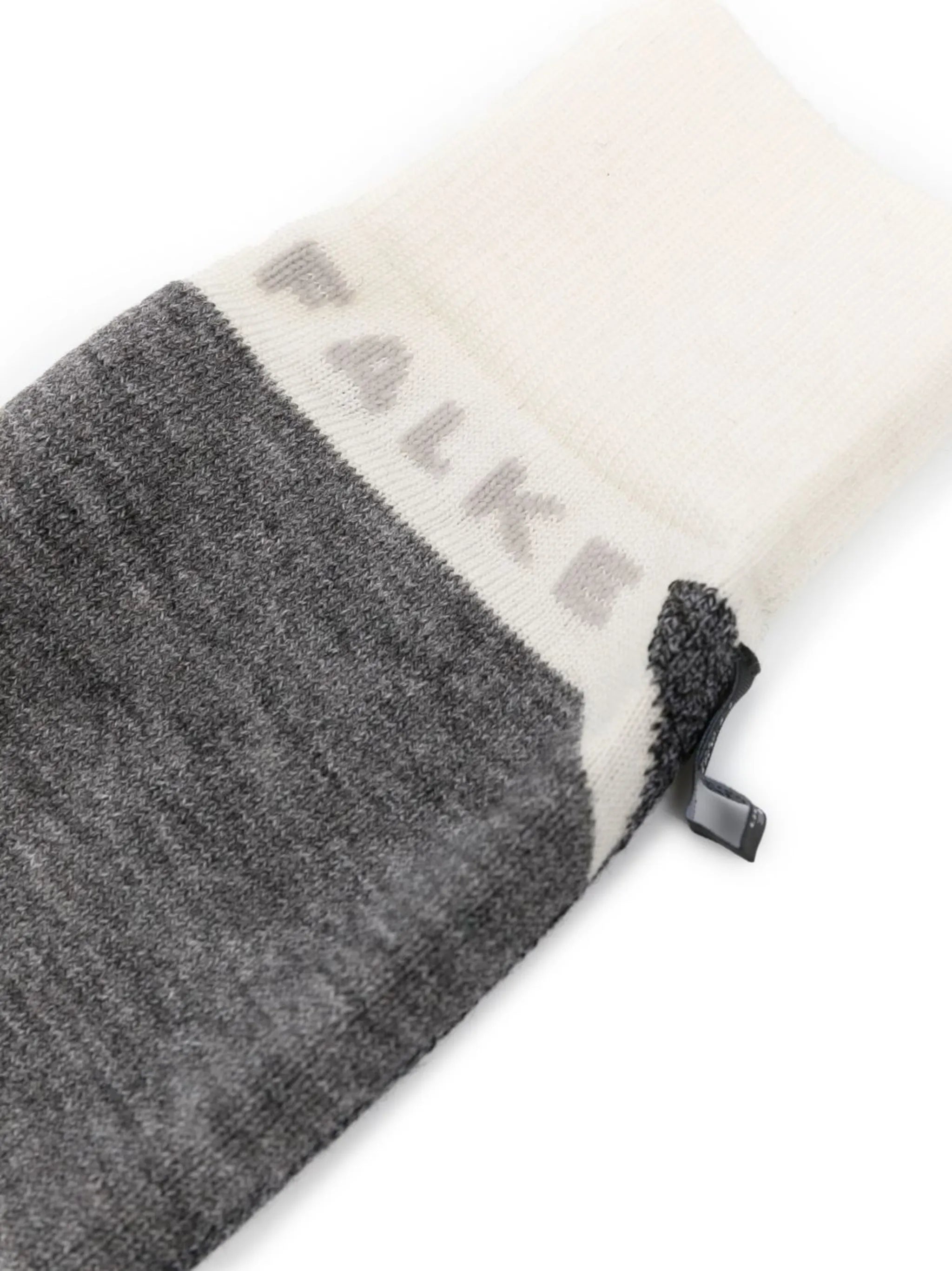 geometric-pattern ski socks