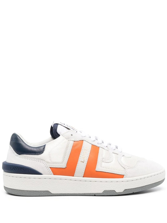 Clay low-top mesh leather sneakers