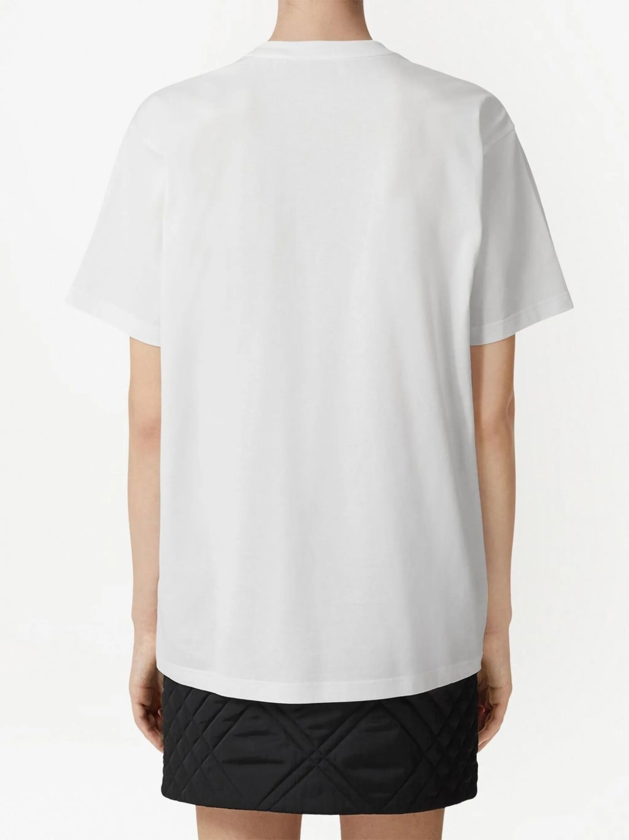 logo-embroidered cotton T-shirt