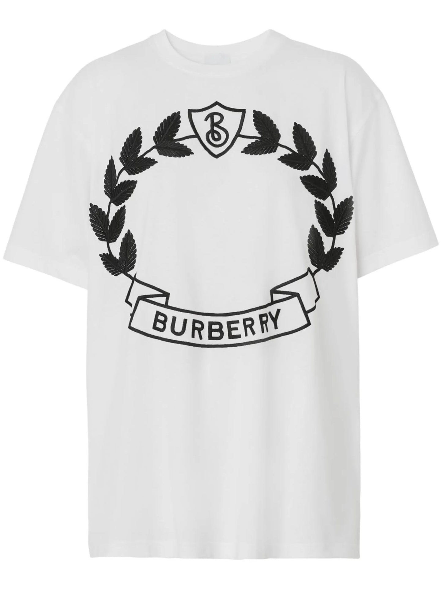 logo-embroidered cotton T-shirt
